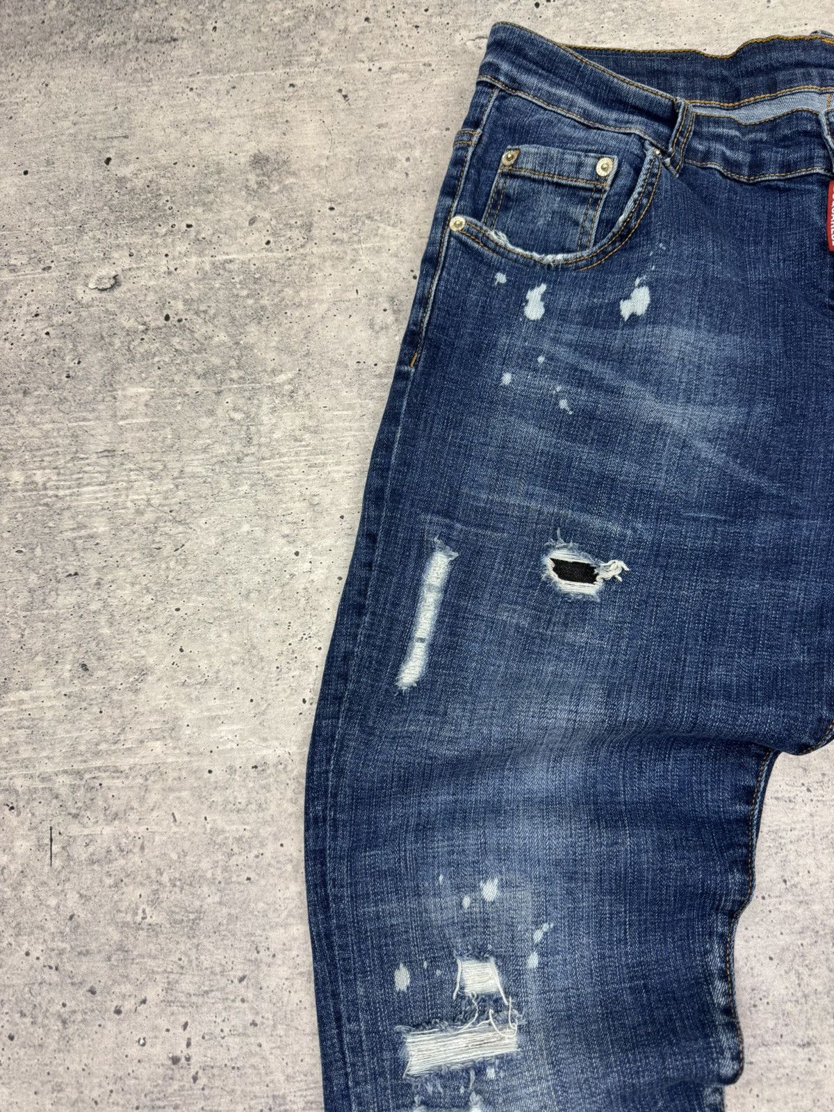 Dsquared2 Dsquared2 Casual Distressed Blue Jeans Pants Men Size 52 Size US 34 / EU 50 - 8 Thumbnail