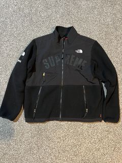 Buy Supreme x The North Face Arc Logo Denali Fleece Jacket 'Black