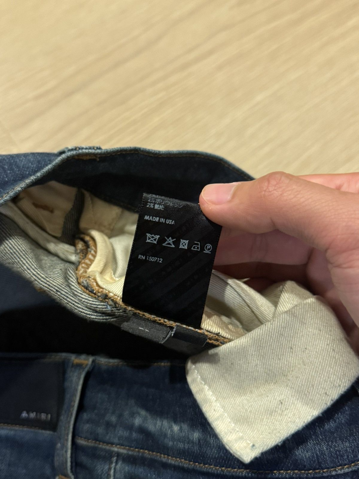 Amiri Amiri Mx1 Old English Denim Size US 33 - 7 Thumbnail