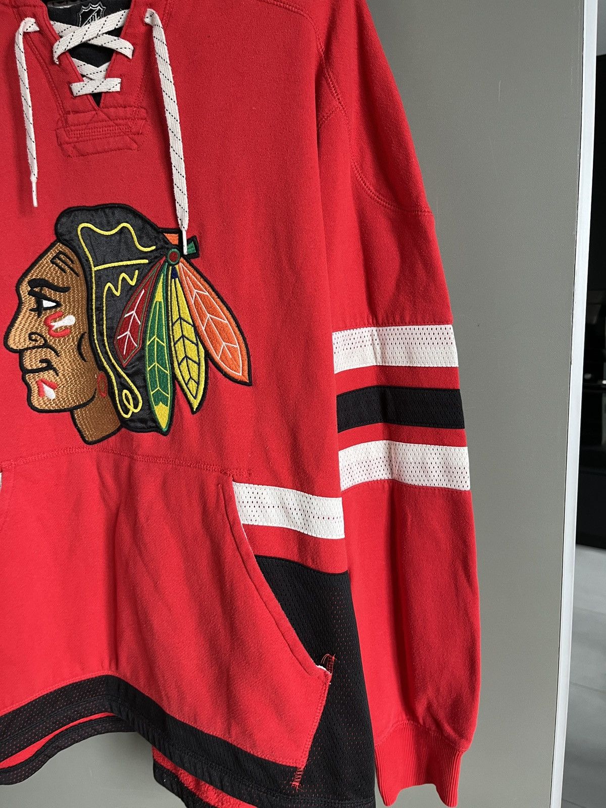 NHL CCN Chicago Blackhawks Vintage Hoodie Size US XL / EU 56 / 4 - 6 Thumbnail
