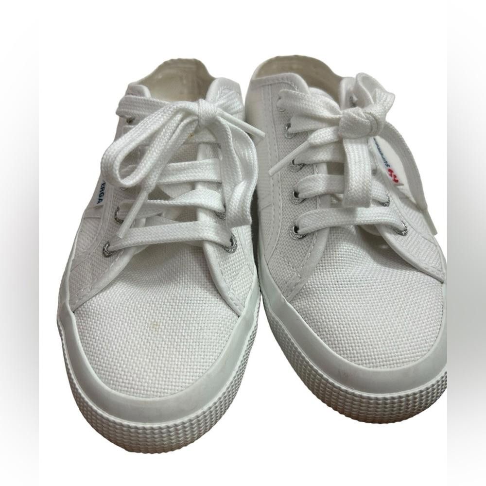 Superga Superga l 2402 Mule White Slide On Size 6 Size US 6 / IT 36 - 4 Thumbnail