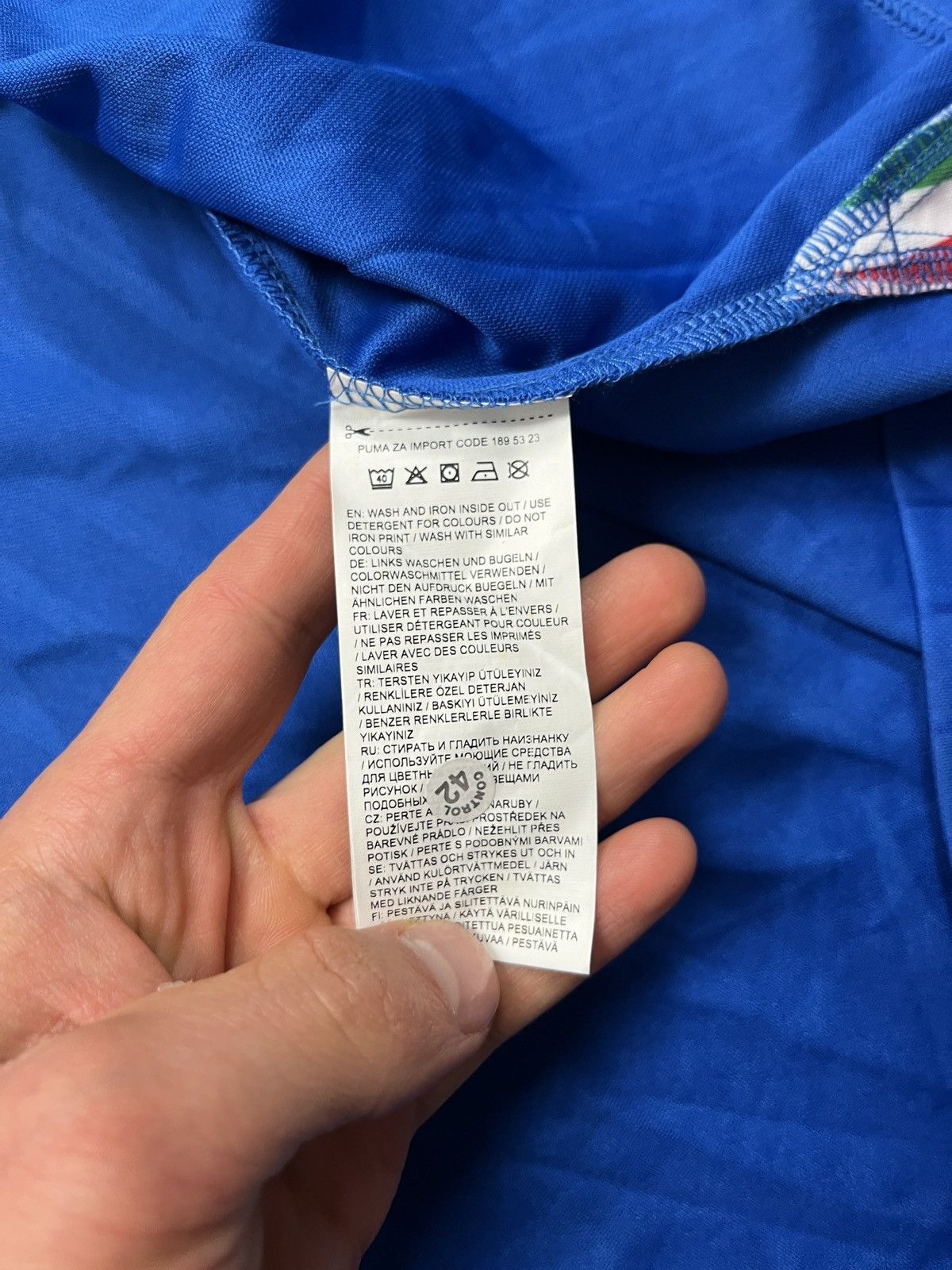 Puma Puma Italy 2016/17 Soccer Jersey Longsleeve Blokecore Shirt Size US XXL / EU 58 / 5 - 16 Thumbnail