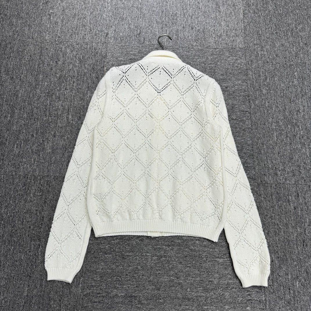 Max Mara MAXMARA Lace Knit Cardigan M 98 New Shoulder Stain Size M / US 6-8 / IT 42-44 - 6 Thumbnail