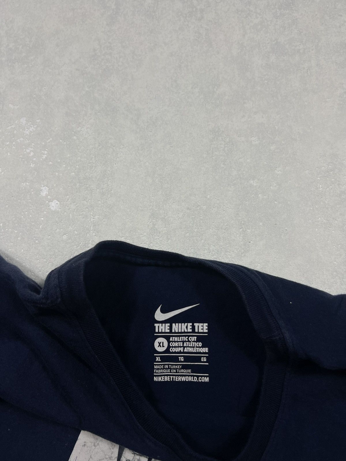 Nike 00’s NIKE BIG SWOOSH LOGO Y2K TEE STONE LOGO Size US XL / EU 56 / 4 - 6 Thumbnail