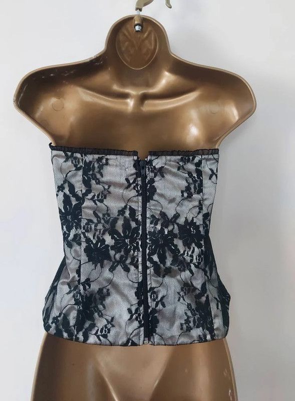 Vintage Bay vintage lace corset top 14 Size L / US 10 / IT 46 - 2 Thumbnail