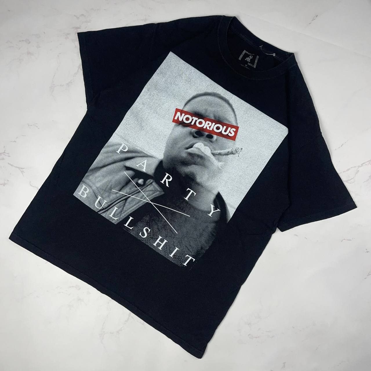 Vintage Vintage Notorious BIG Shirt Party And Bullsh Black Size M Size US M / EU 48-50 / 2 - 1 Thumbnail