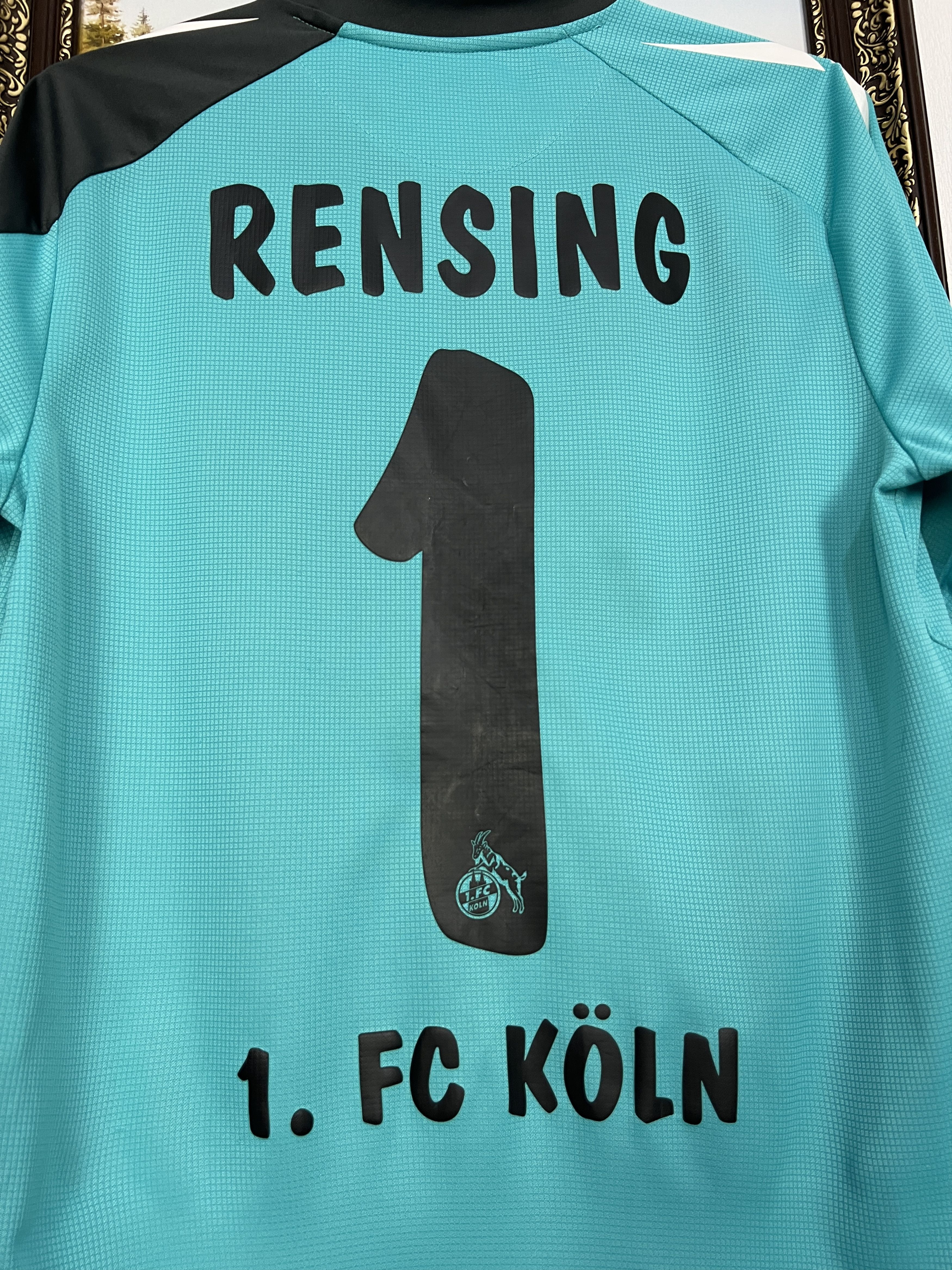 Reebok Koln Goalkeeper football shirt Soccer #1 Rensing Jersey Size US S / EU 44-46 / 1 - 10 Thumbnail