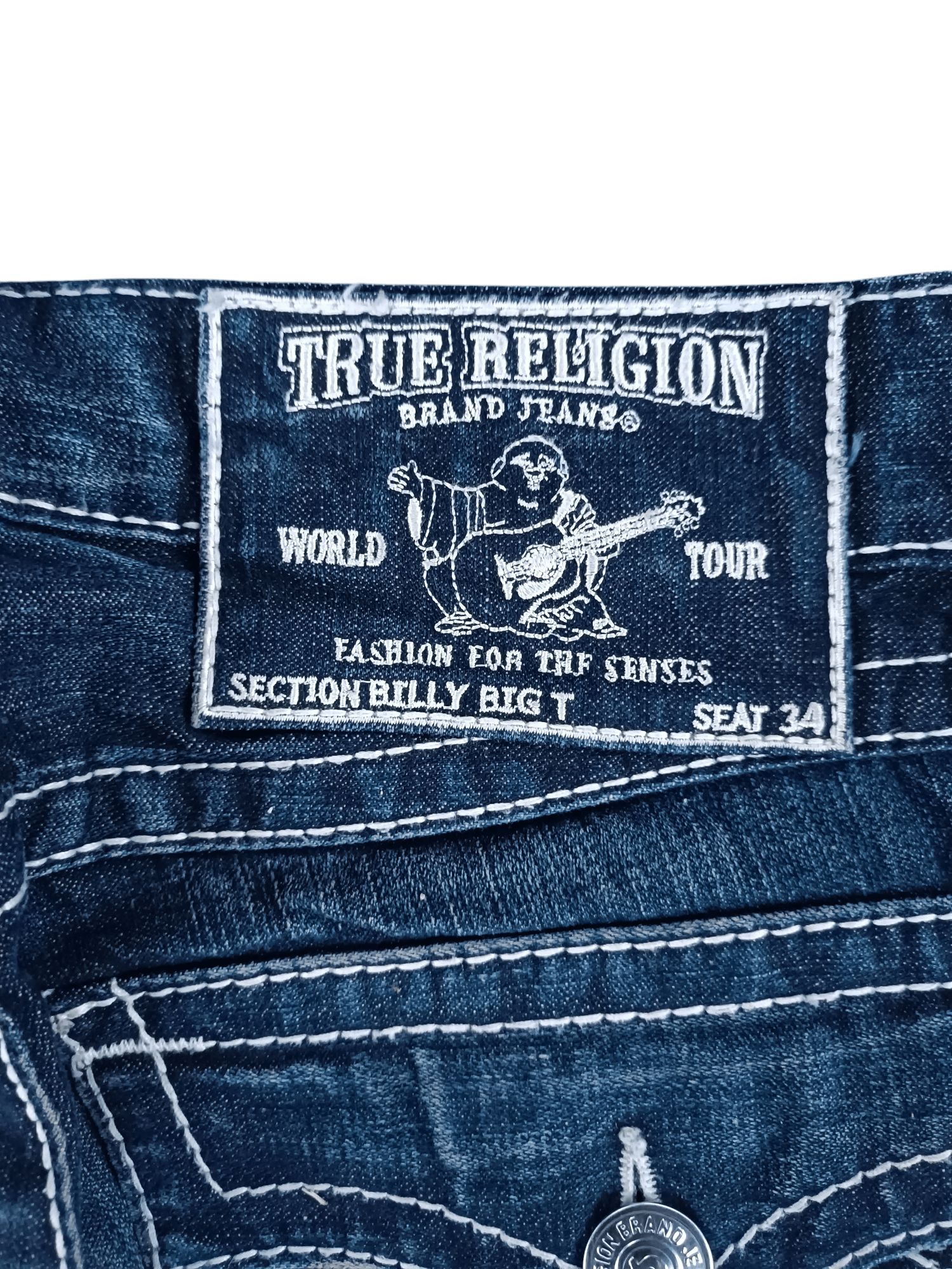 True Religion Vintage 2000 True Religion Billy Big T Grunge Flare Jeans Size US 30 / EU 46 - 18 Thumbnail