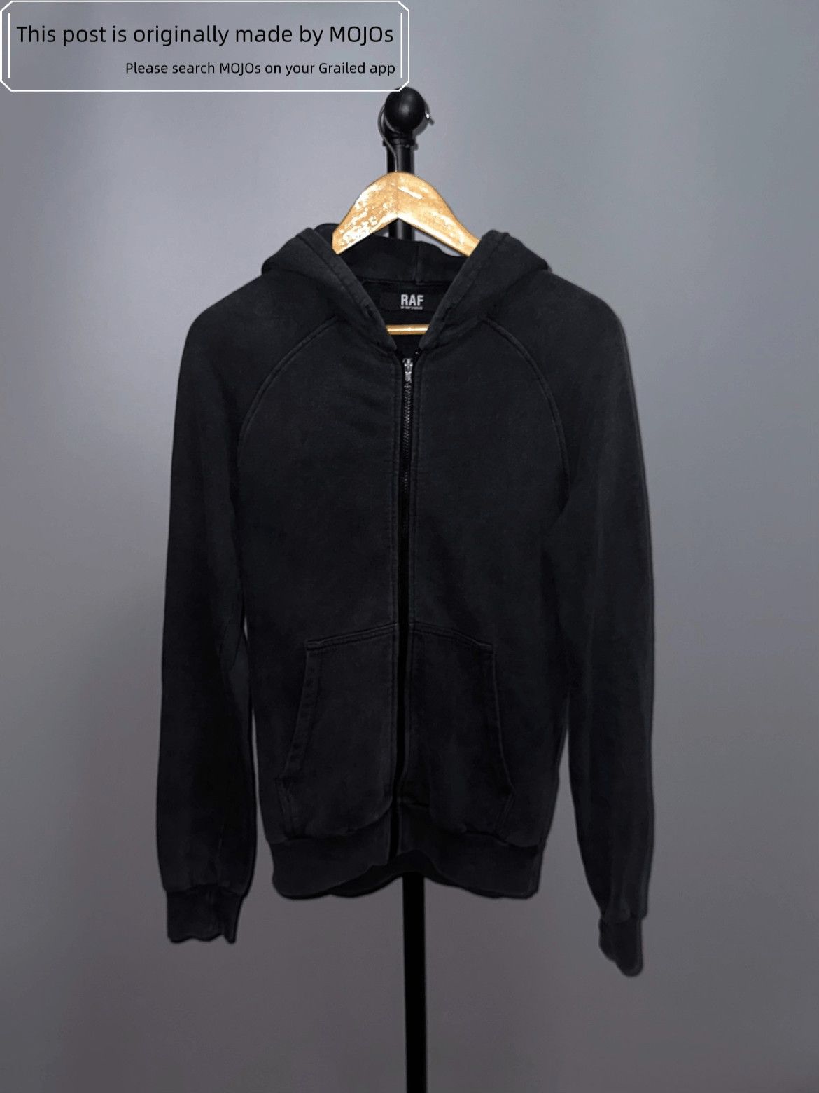 Raf Simons Christiane F Wet Hair Zip Hoodie | Grailed