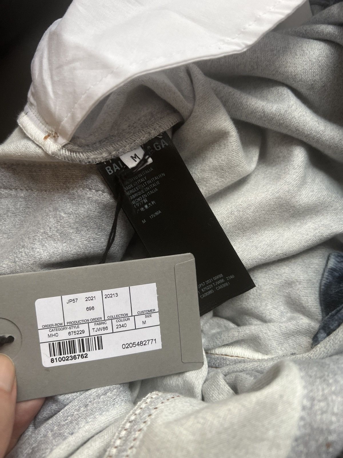 Balenciaga Balenciaga Trompe L'oeil Sweatpants SZ.M Size US 32 / EU 48 - 11 Thumbnail