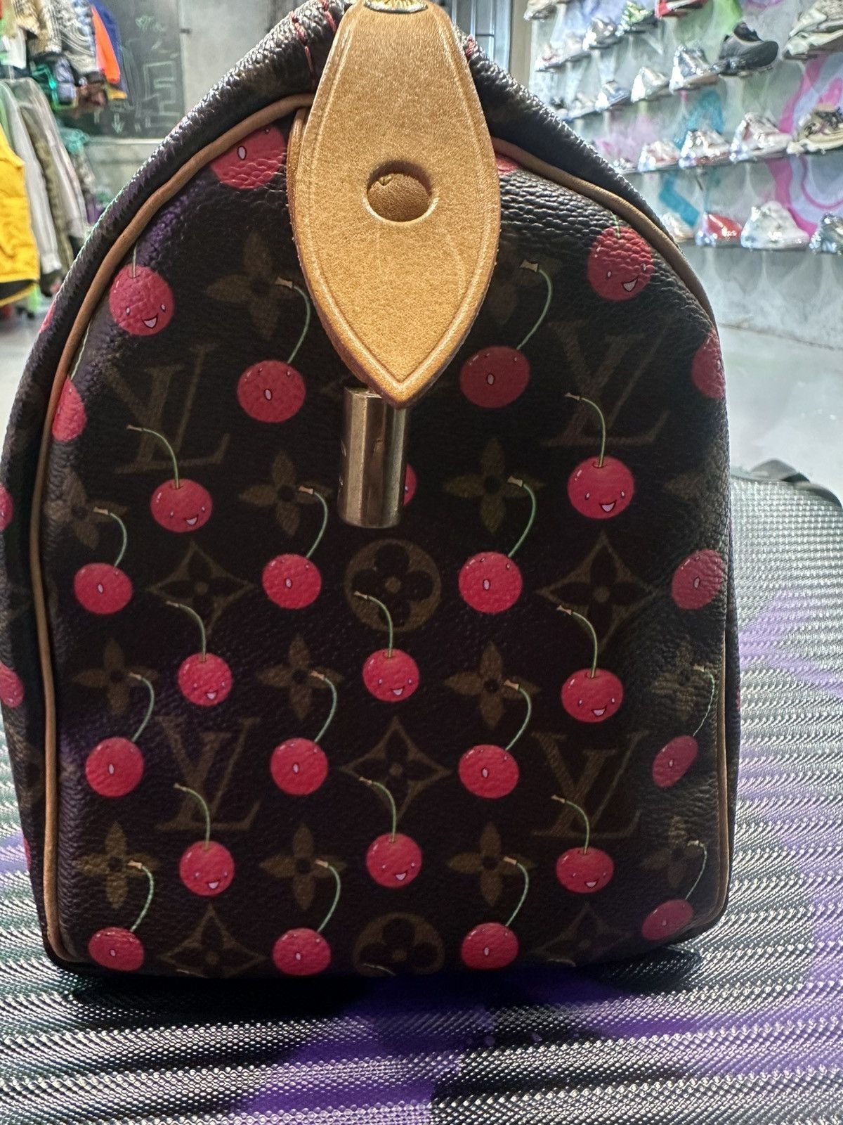 Louis Vuitton × Takashi Murakami Louis Vuitton Cherry Speedy 25 handbag Size ONE SIZE - 6 Thumbnail