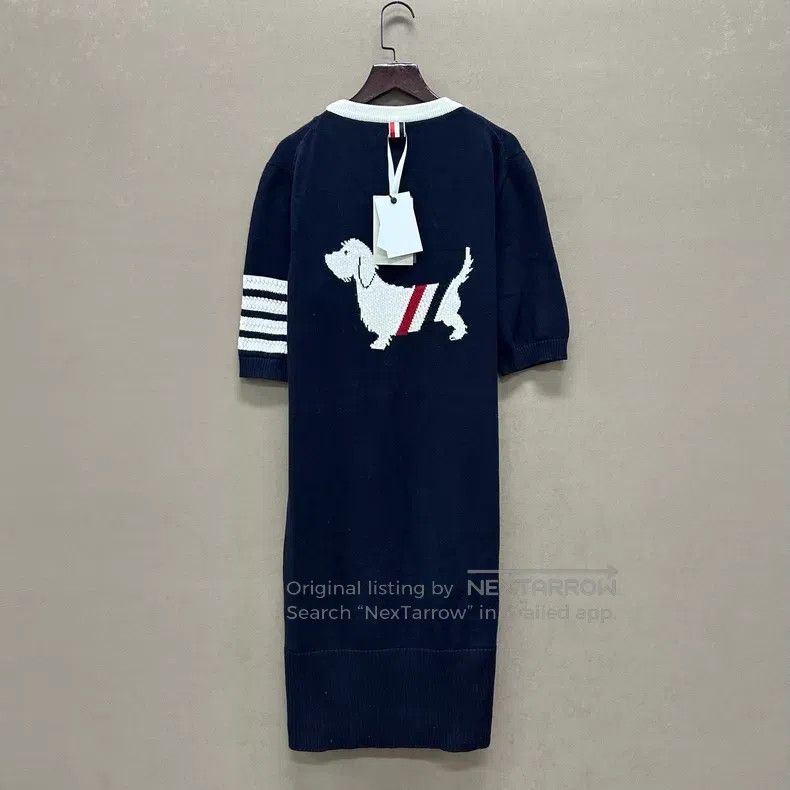 Thom Browne Thom Browne Navy Blue Dress Size S / US 4 / IT 40 - 2 Thumbnail