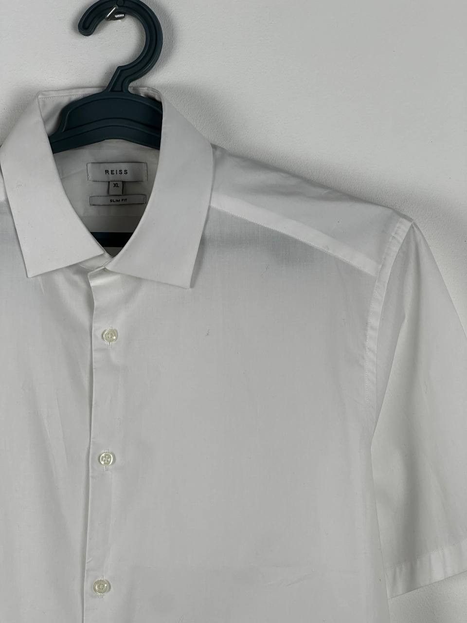 Reiss REISS Short Sleeve Men’s White Slim Shirt Size XL Size US XL / EU 56 / 4 - 5 Thumbnail