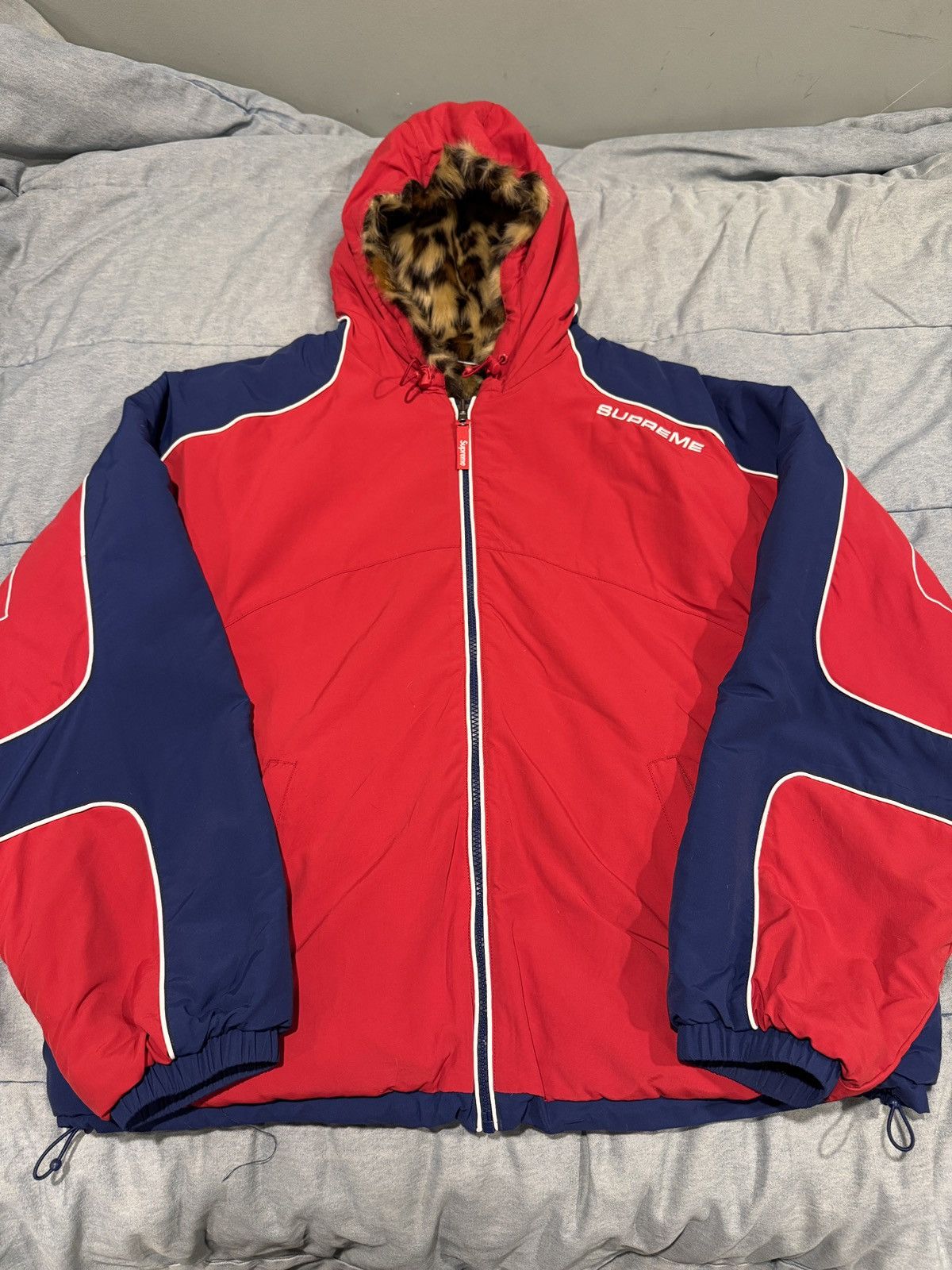 Supreme Supreme satin hooded track jacket | Grailed