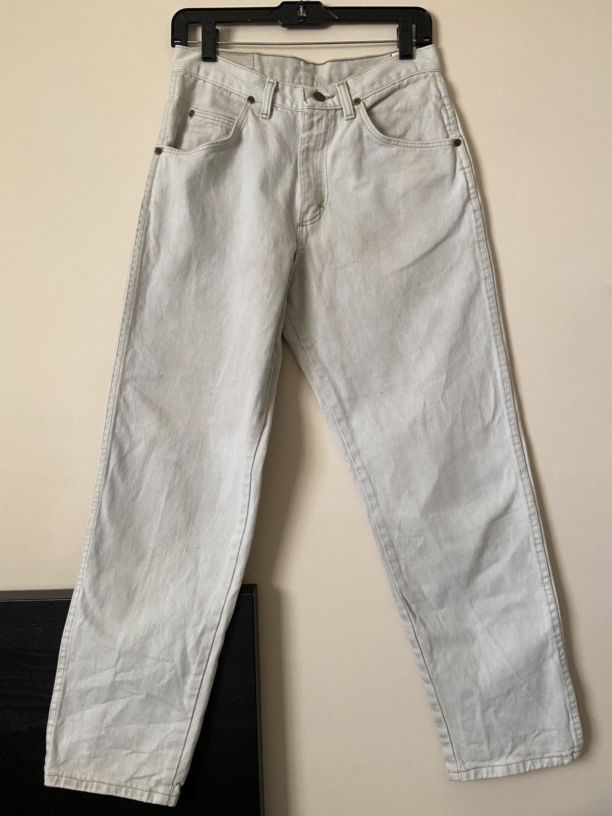 Vintage × Wrangler Wrangler off white denim made in USA Size US 29 - 1 Thumbnail