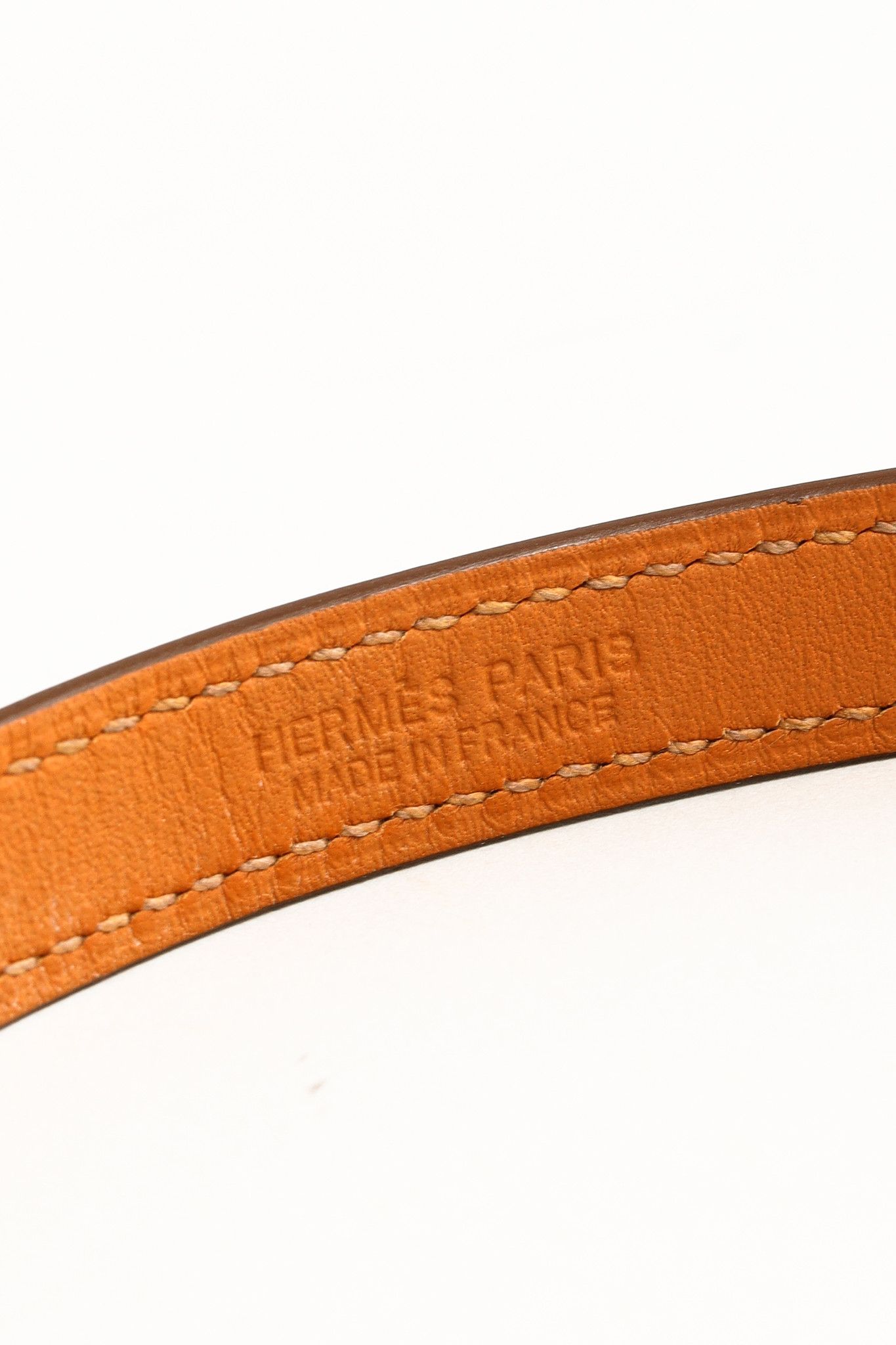 Hermes Hermes Rivale Double Tour Sanguine Swift Leather Bracelet Size ONE SIZE - 5 Thumbnail