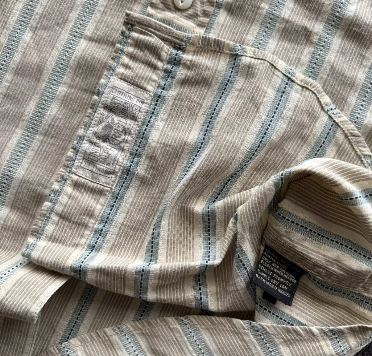RRL Ralph Lauren RRL Ralph Lauren Double RL Striped Western Shirt K22 Size US M / EU 48-50 / 2 - 5 Thumbnail