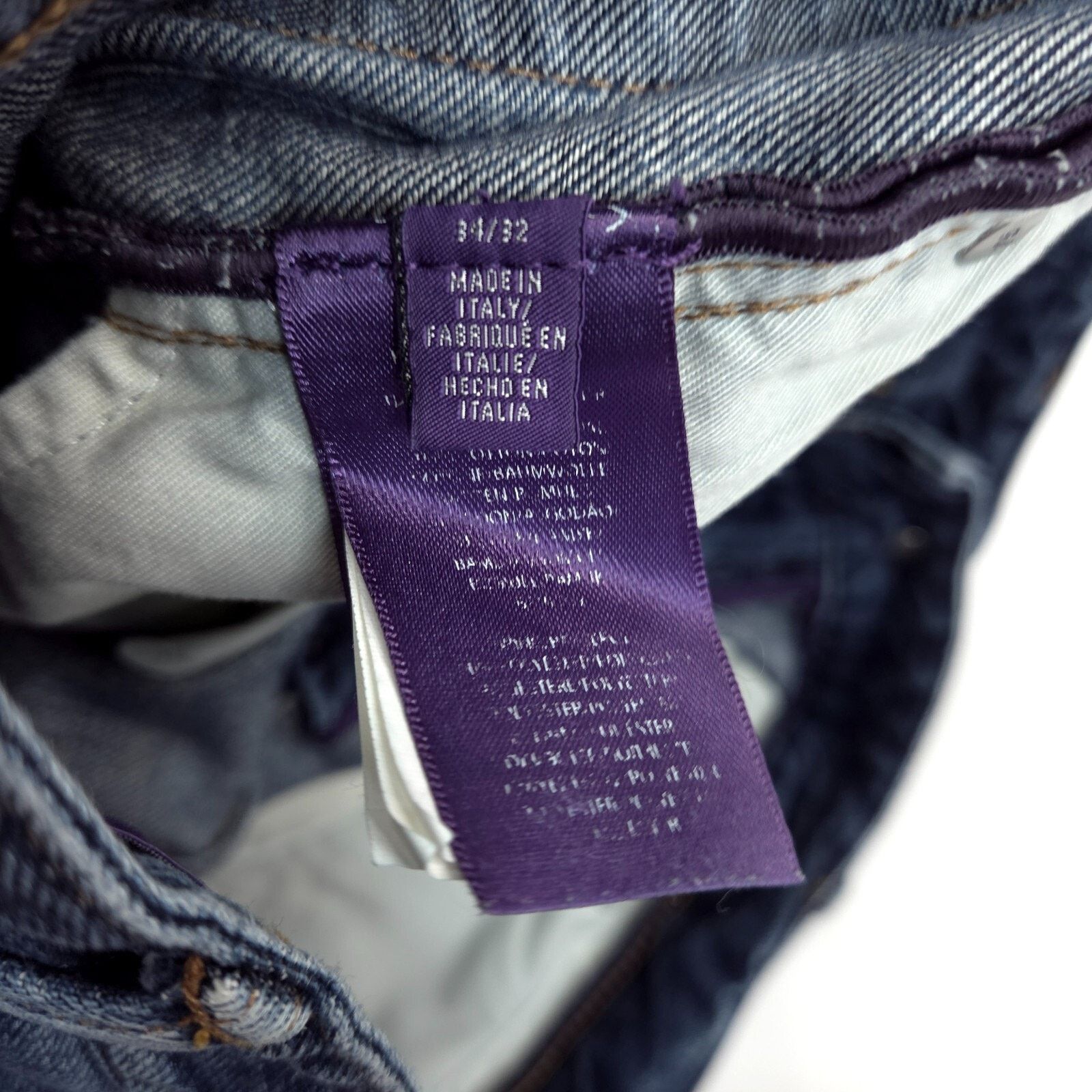 Ralph Lauren Purple Label Ralph Lauren Purple Label Denim Jeans 34x27 Italy Selvedge Size US 34 / EU 50 - 4 Thumbnail