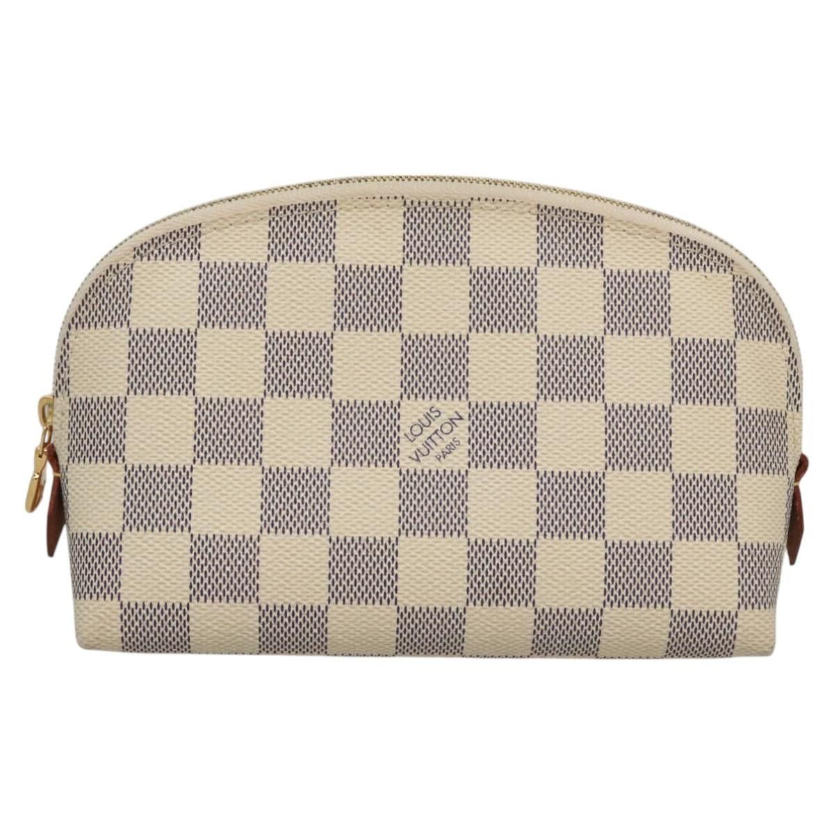 Louis Vuitton Cosmetic Pouch Beige Canvas Clutch Bag (Pre-Owned) Size ONE SIZE - 1 Thumbnail