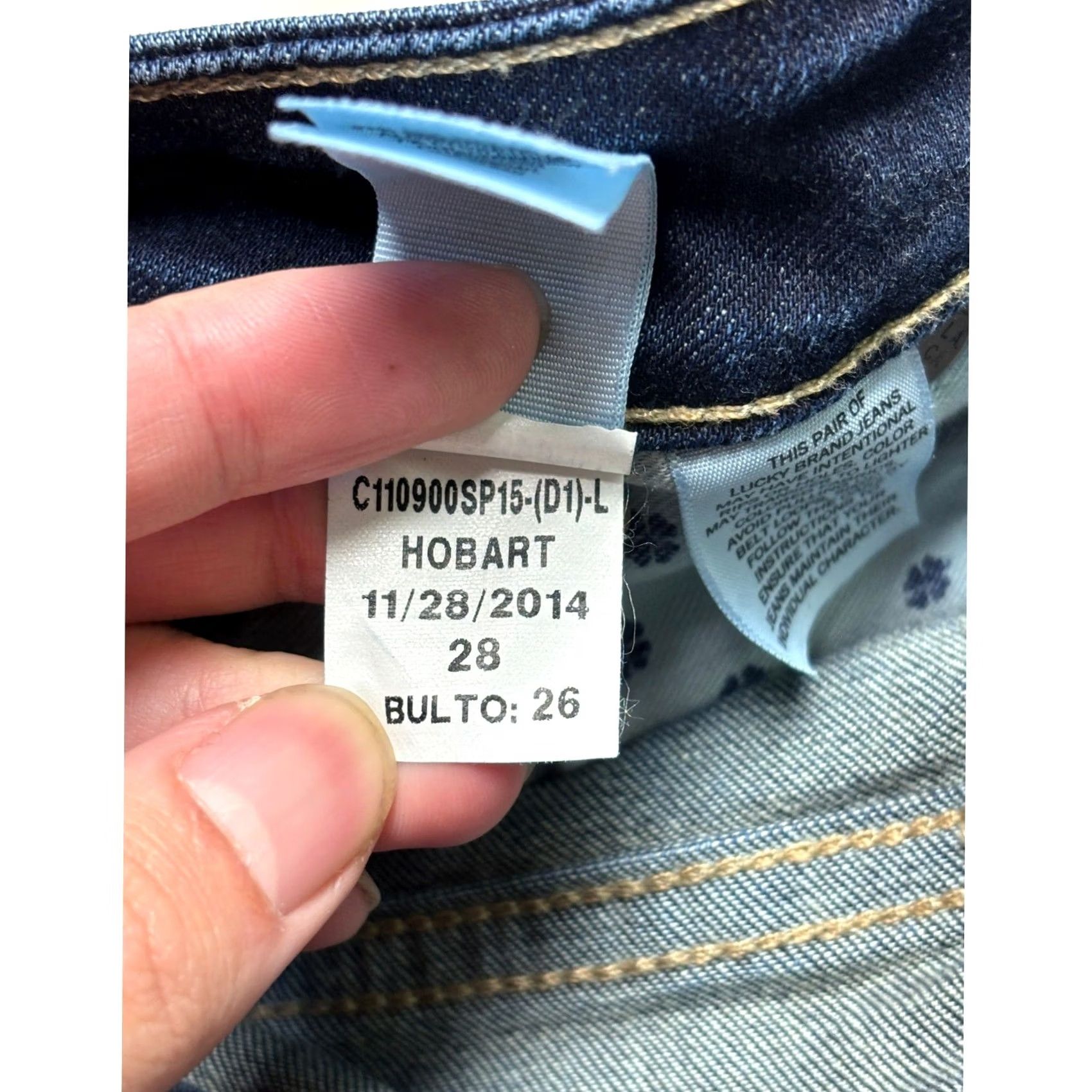 Lucky Brand Lucky Brand Lolita Capri Jeans Hobart Dark Wash Denim Size W32xL27 Women Cotton Blend 5-Pocket Stretch Crop Size 28" / US 6 / IT 42 - 7 Thumbnail
