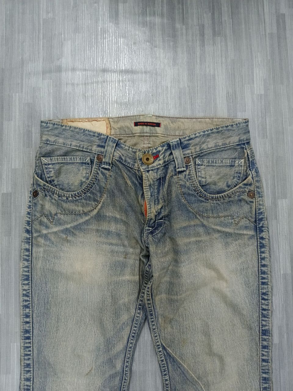 If Six Was Nine × Japanese Brand FLARE SICK MADE IN NIPPON DENIM PANTS Size US 33 - 4 Thumbnail
