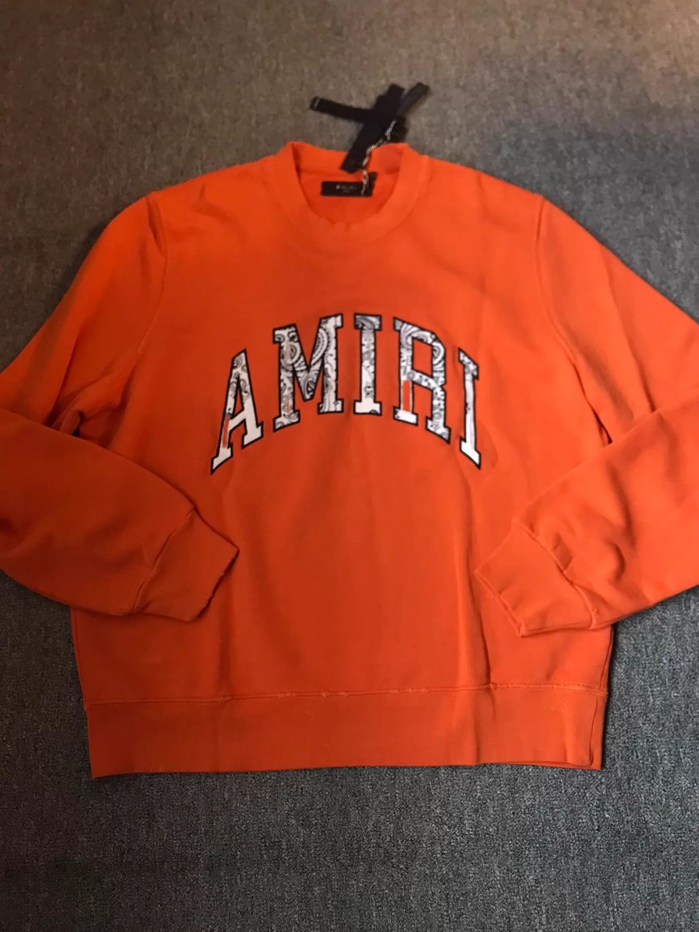 Amiri AMIRI Distressed Camo Letter Print Sweatshirt L Size US L / EU 52-54 / 3 - 3 Thumbnail