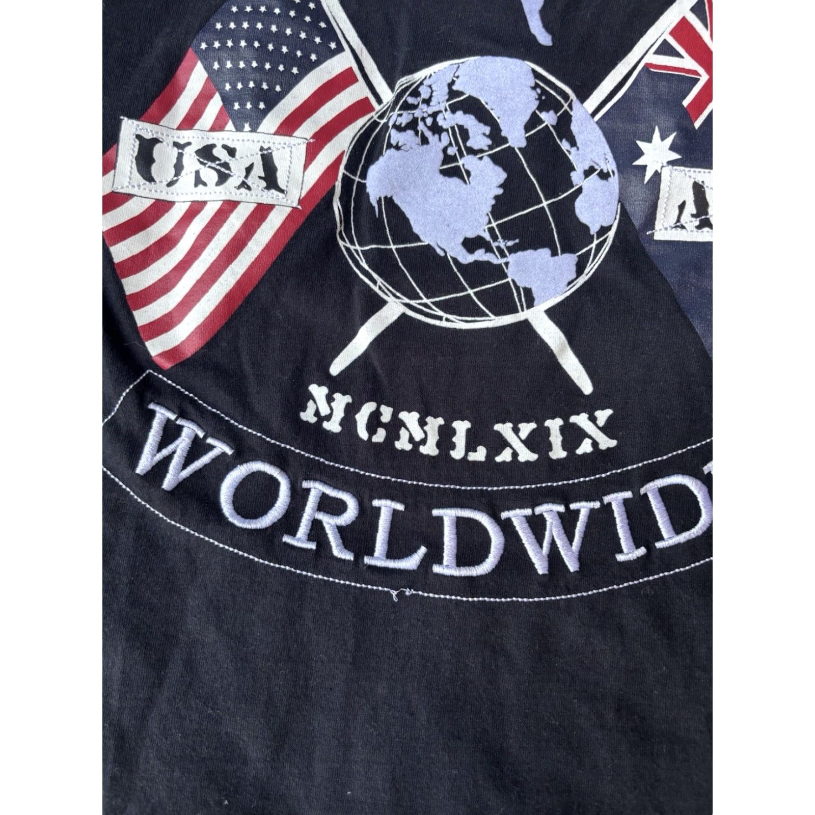 Coogi VINTAGE COOGI Polo Shirt World Wide Y2K Embroidered Logo Short Sleeve 100% Cotton Mens Medium Black Size US M / EU 48-50 / 2 - 4 Thumbnail