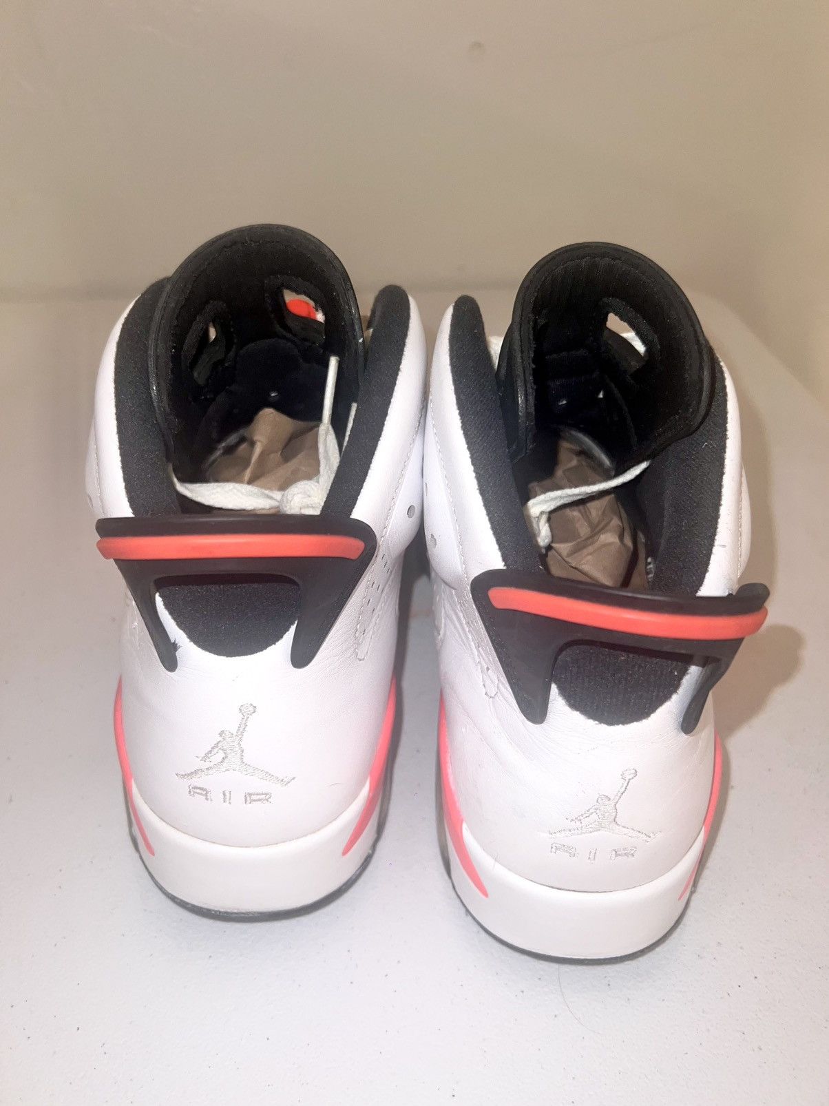 Jordan Brand Air Jordan 6 Retro White Infrared Size US 10 / EU 43 - 5 Thumbnail