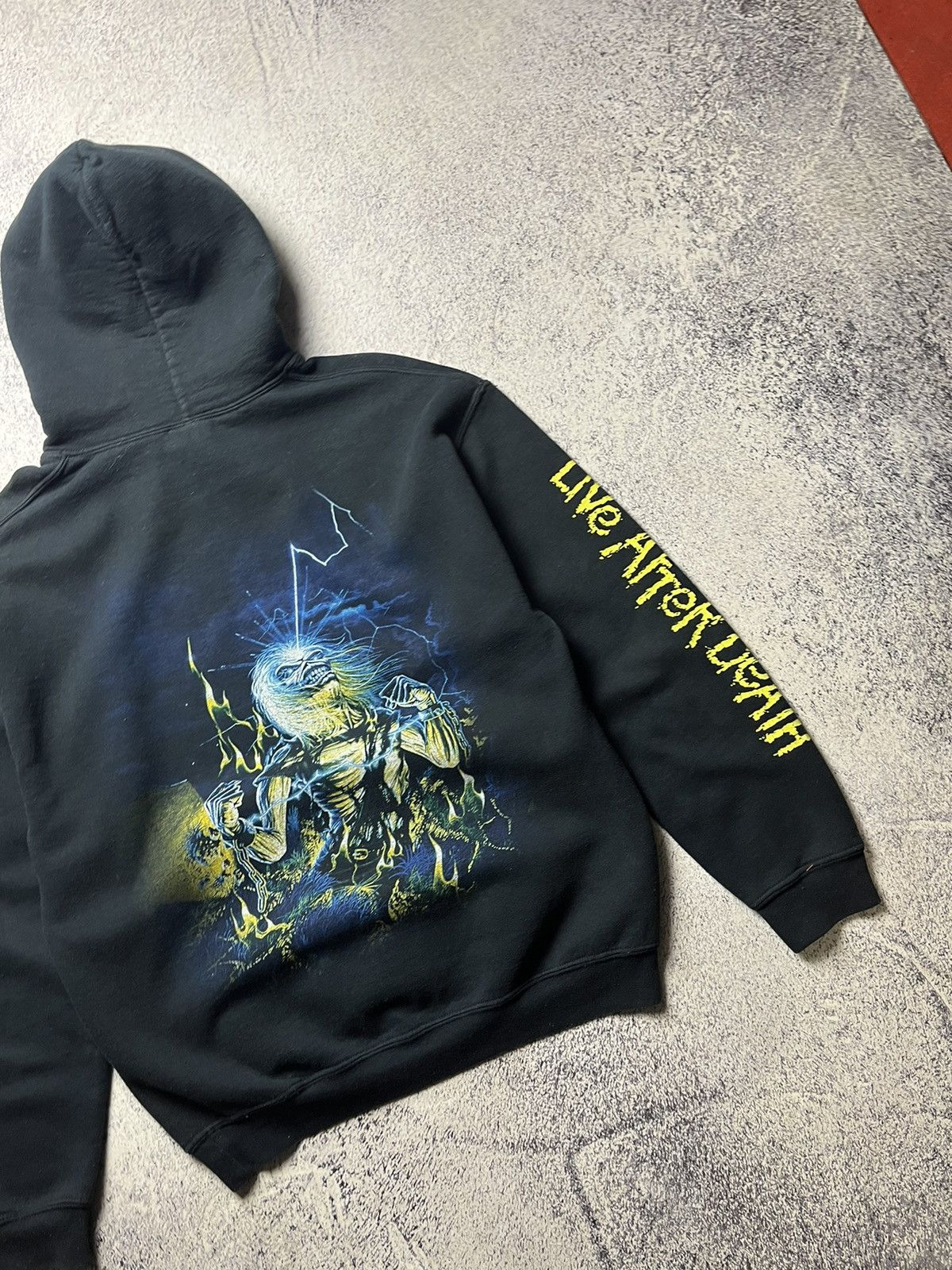 Iron Maiden Vintage Iron Maiden Live After Death Hoodie Rock Bend Y2K 90 Size US M / EU 48-50 / 2 - 17 Thumbnail