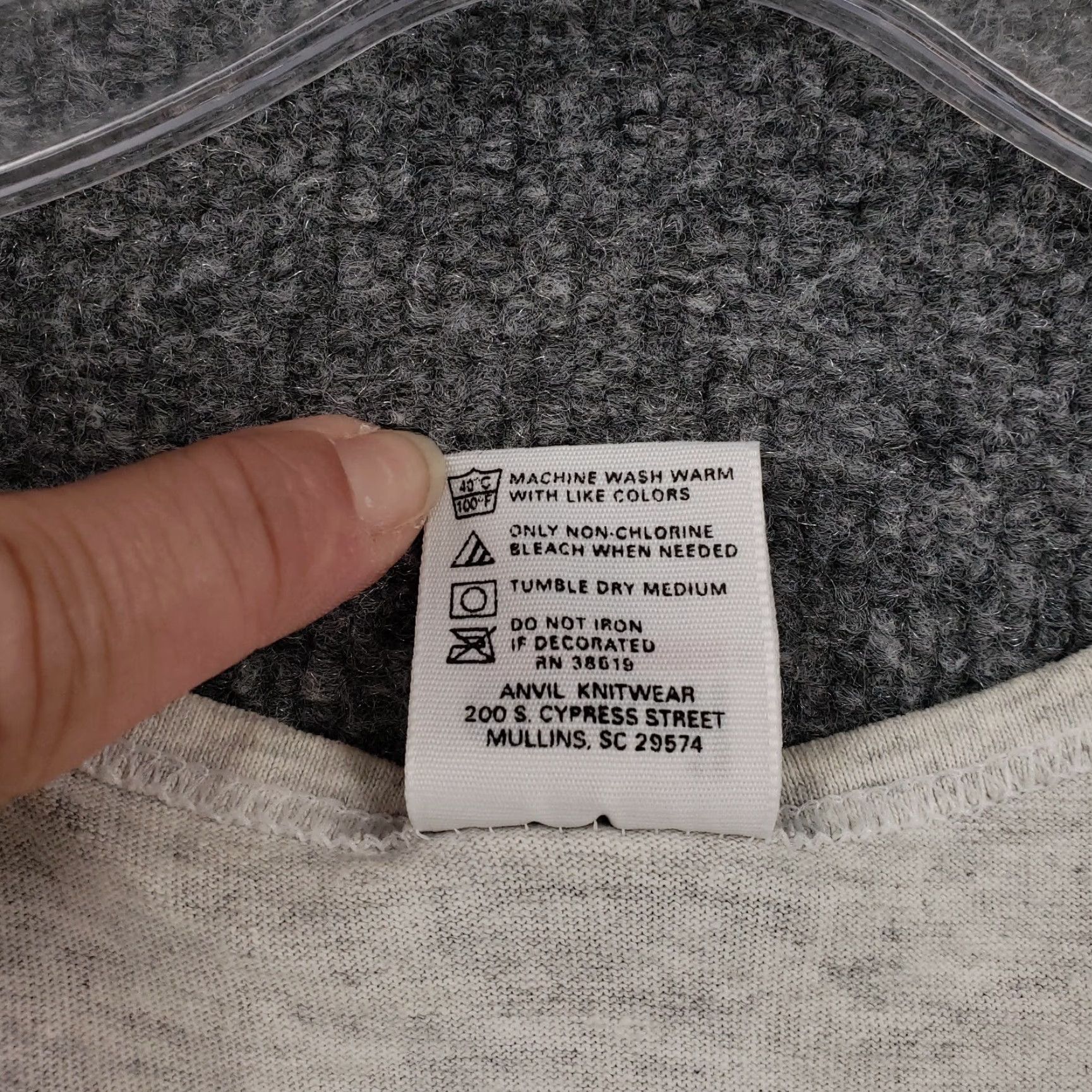 Anvil VINTAGE Corvette Tank Mens L Gray Preshrunk Cotton Sleeveless Nature Coast Size US L / EU 52-54 / 3 - 4 Thumbnail