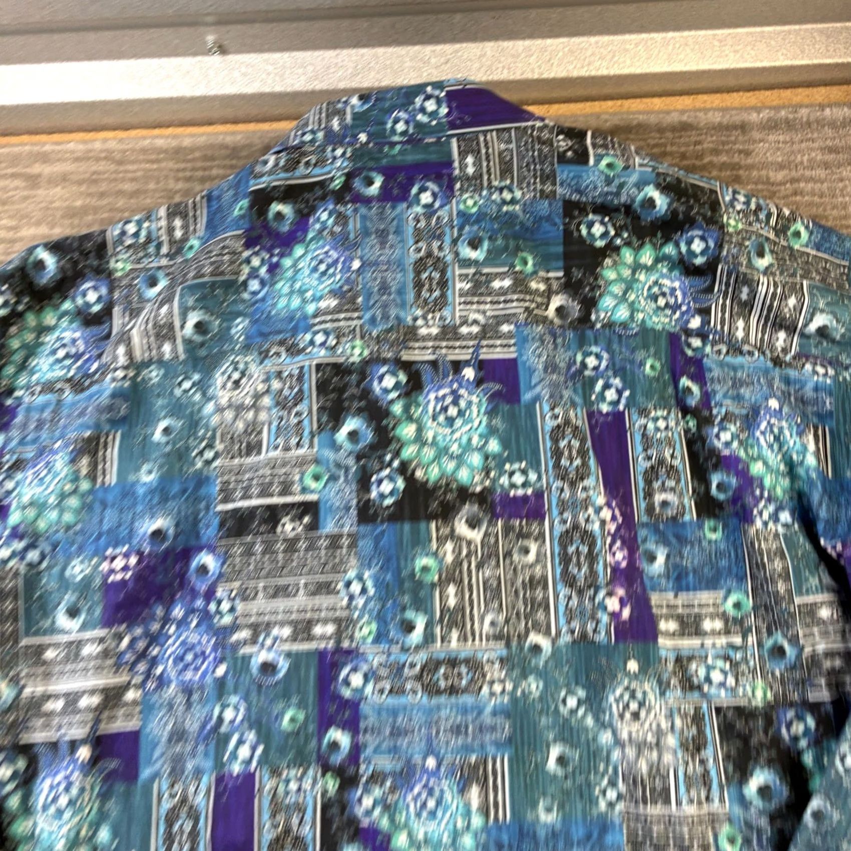 Robert Graham Robert Graham Shirt Mens 4XL Blue Paisley Button-Up Long Sleeve Holiday/All Seasons Mens LG Crew? Size US XXL / EU 58 / 5 - 6 Thumbnail