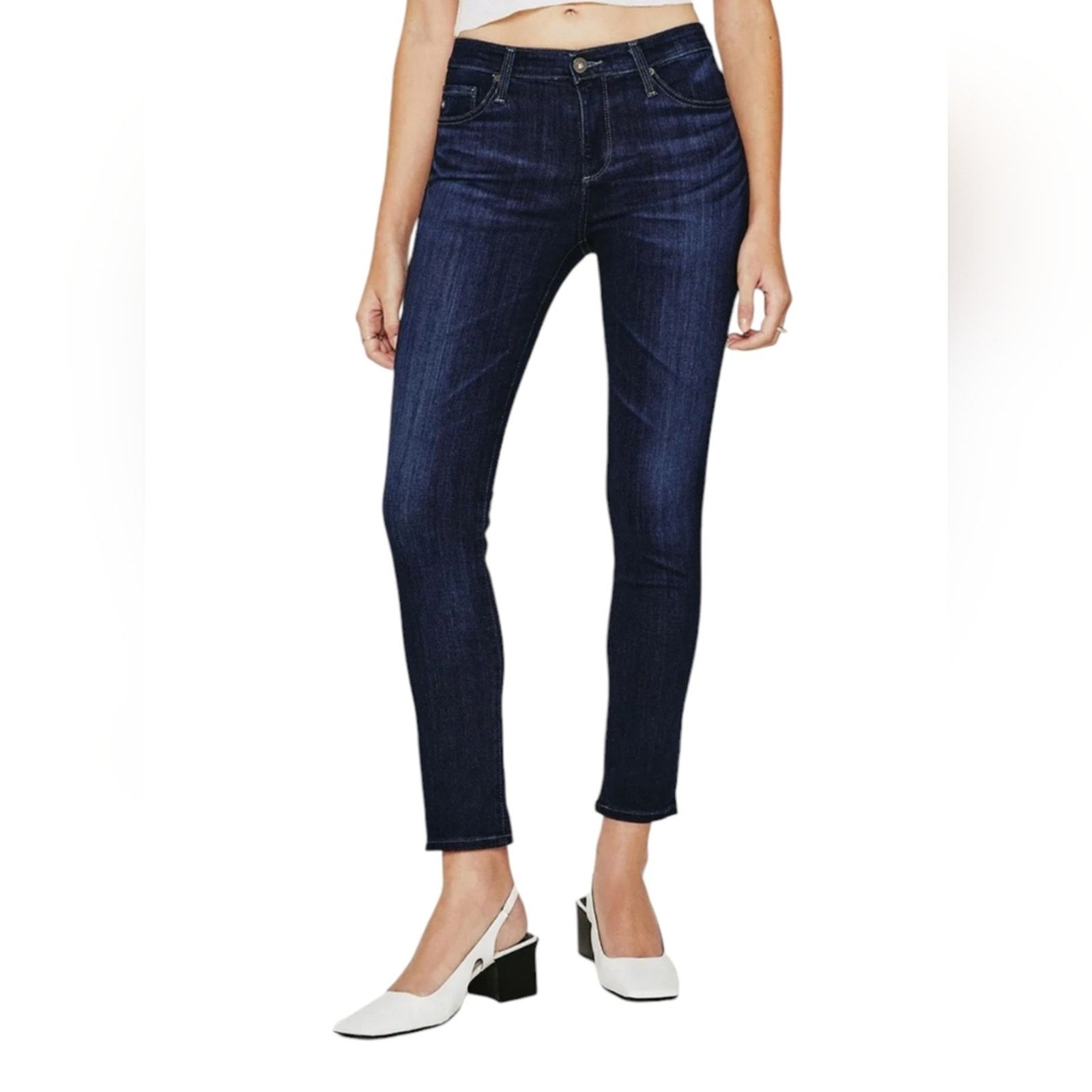 AG Adriano Goldschmied AG Denim Adriano Goldschmied Prima Cigarette Leg Jeans 27 Size 27" / US 4 / IT 40 - 5 Thumbnail
