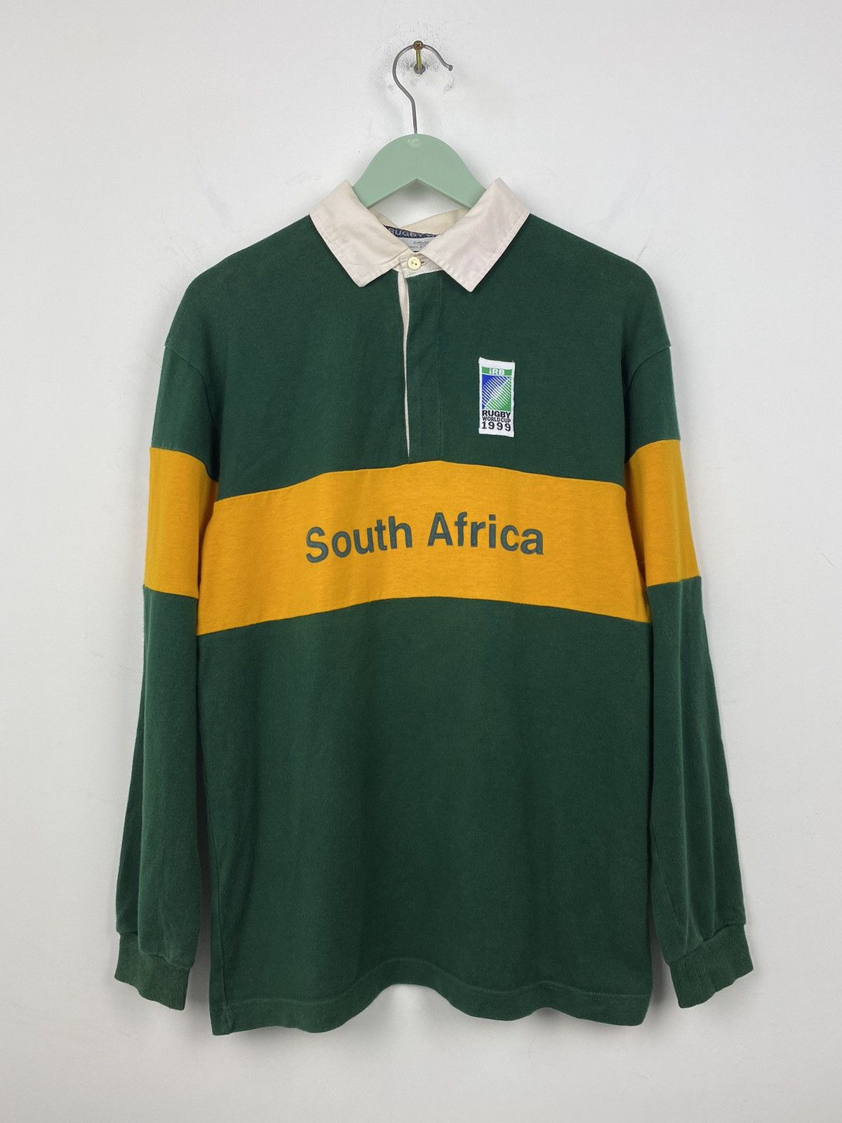 Vintage Vintage South Africa 1999 Rugby Jersey England Australia Size US S / EU 44-46 / 1 - 1 Thumbnail