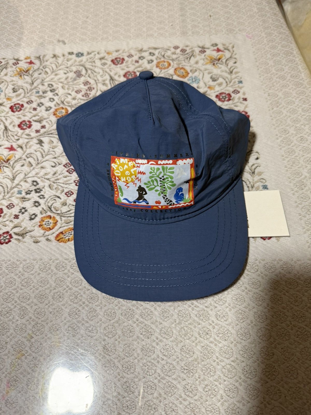 Aime Leon Dore Aime Leon Dore Collage Hat in “Weathered Marine” Cap Artwork Size ONE SIZE - 4 Thumbnail