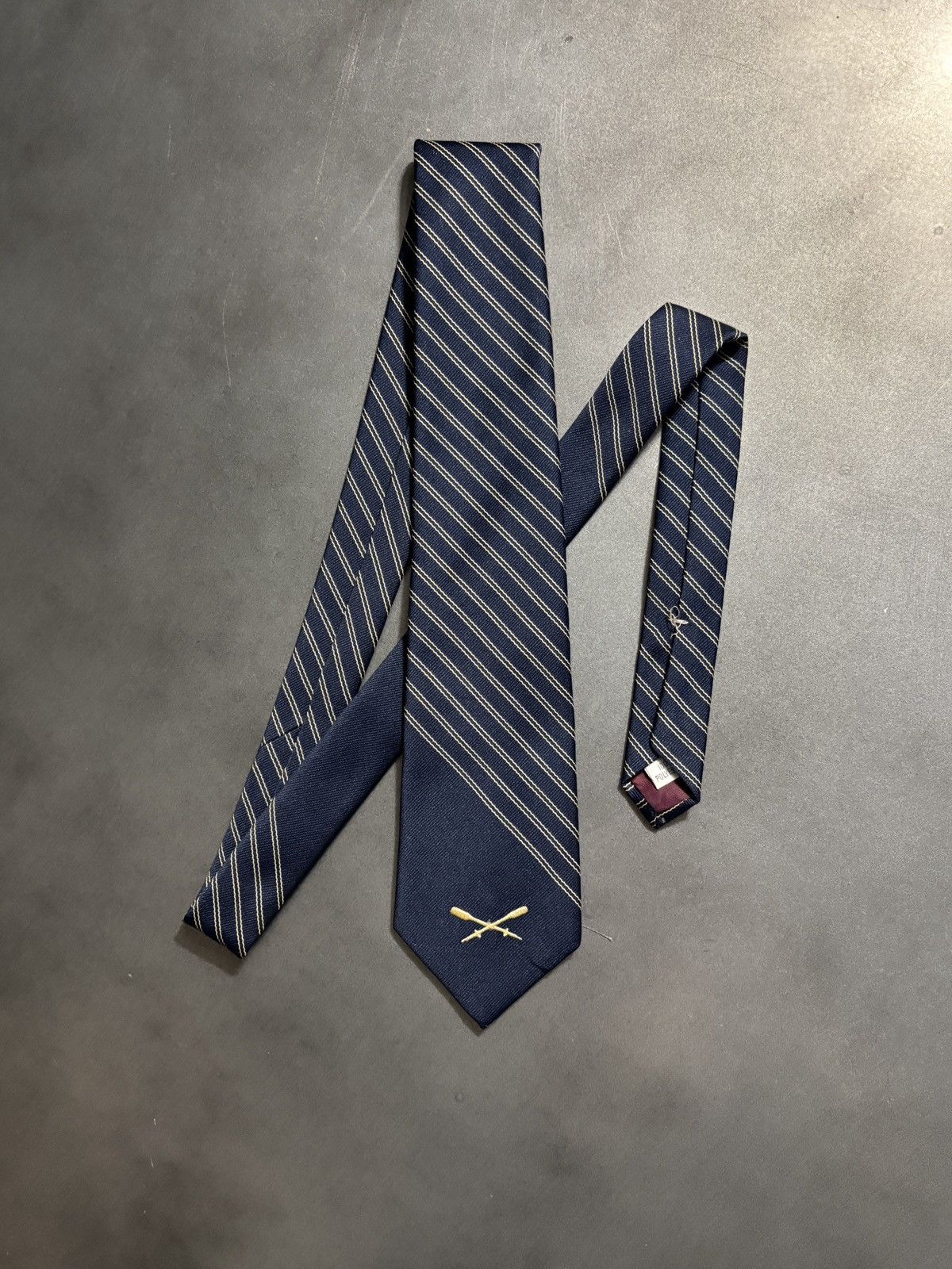 Vintage Vintage Sherman's Cravats Neck Tie Stripe Rowing Preppy Polo Size ONE SIZE - 1 Thumbnail