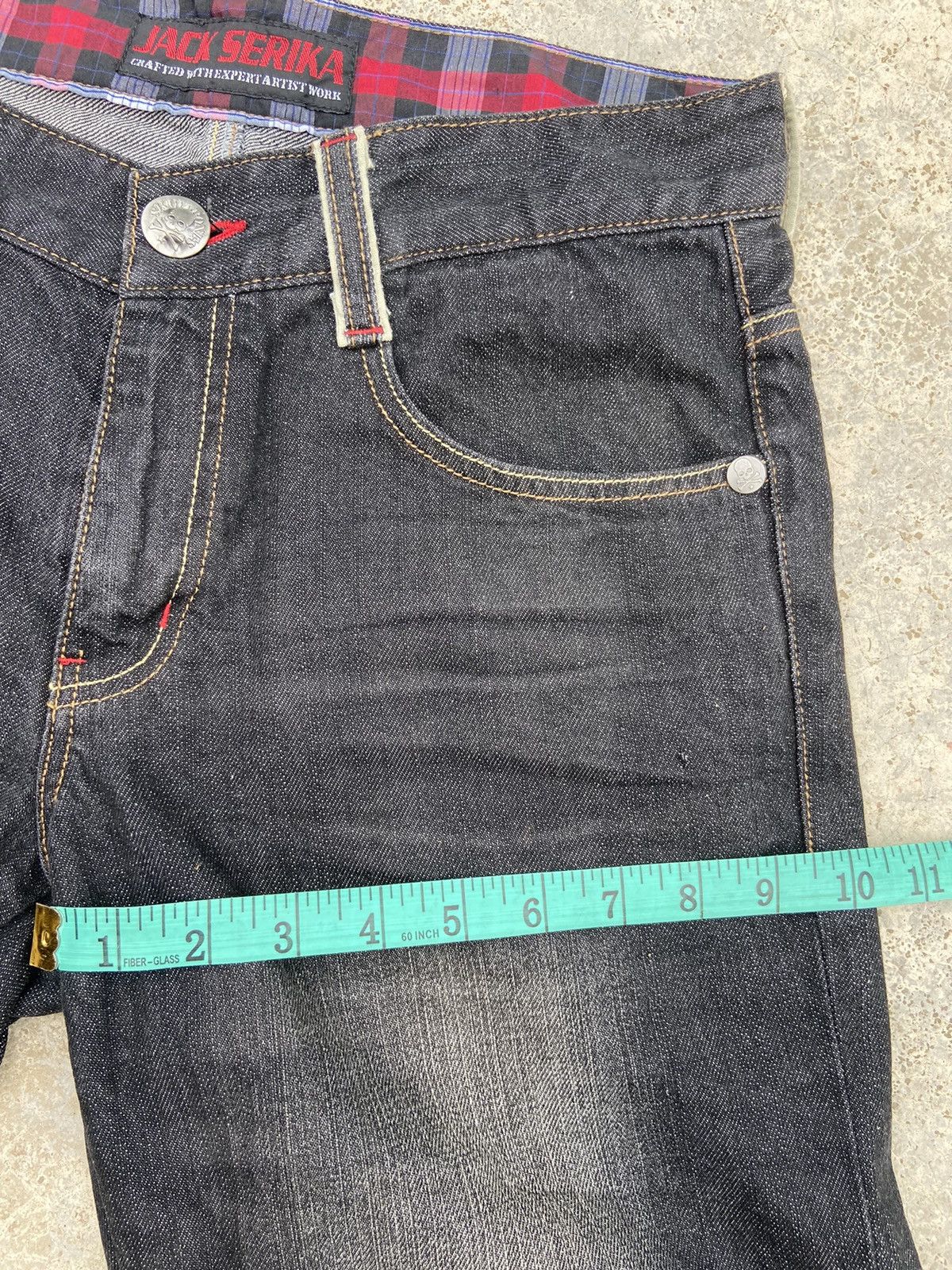 Japanese Brand 🔥 Jack Serika jeans Flared skulls if six was nine Size US 32 / EU 48 - 16 Thumbnail