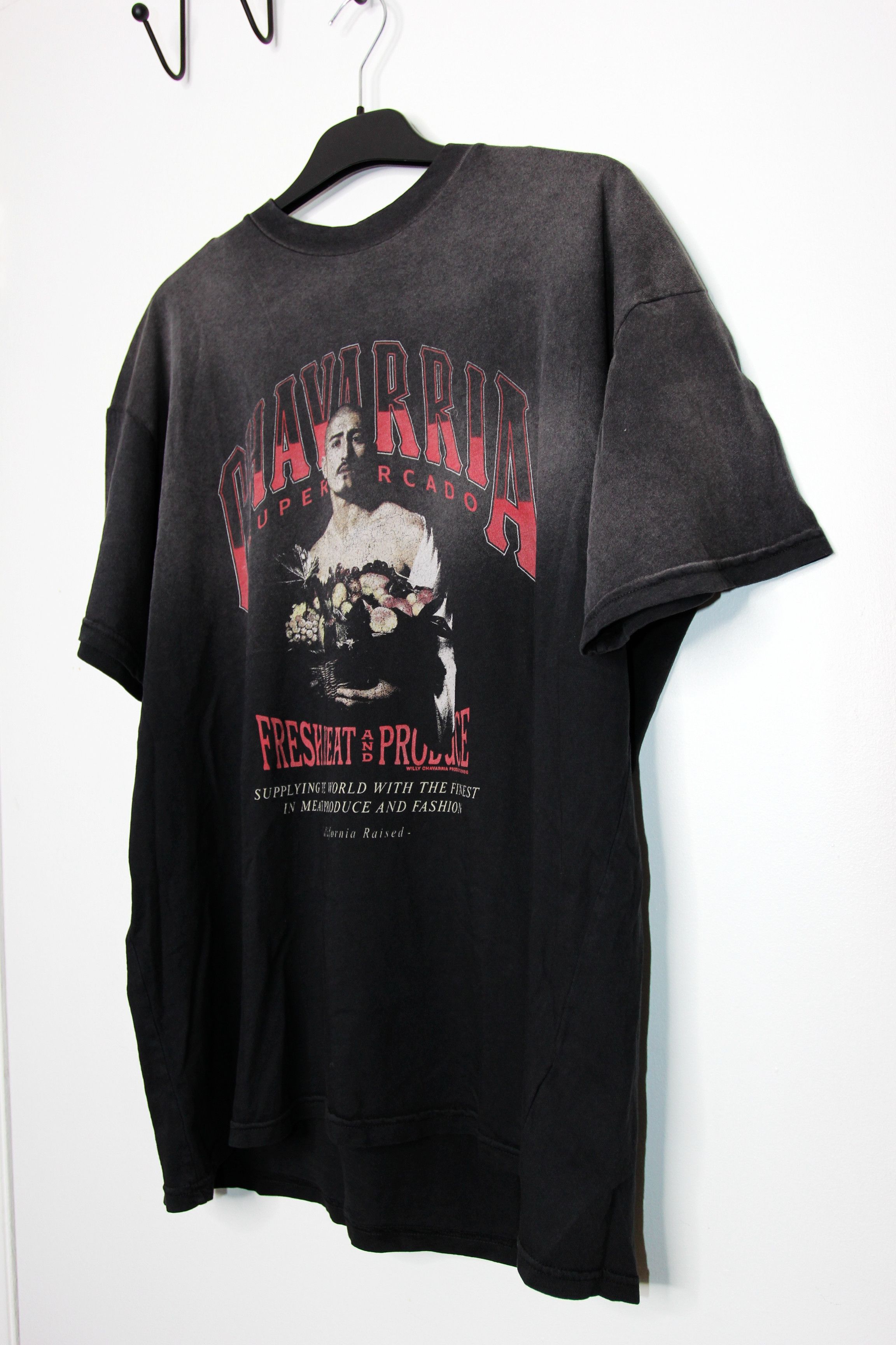 Willy Chavarria BNWT AW25 WILLY CHAVARRIA SAN CHACHI PRODUCE EASY TEE L Size US L / EU 52-54 / 3 - 5 Thumbnail