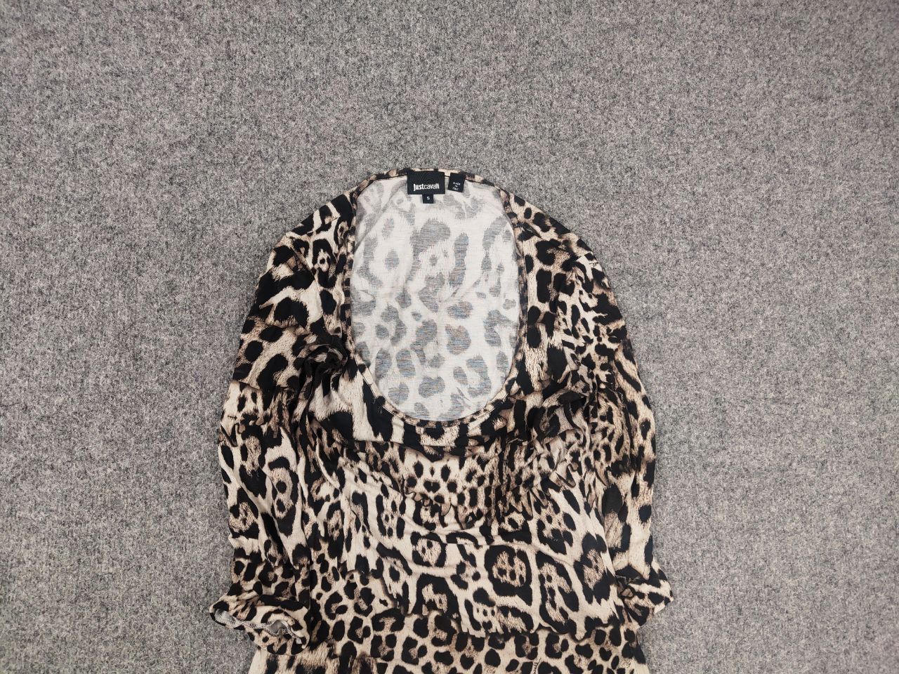 Just Cavalli Vintage Just Roberto Cavalli Leopard Print Midi body Dress Size S / US 4 / IT 40 - 3 Thumbnail