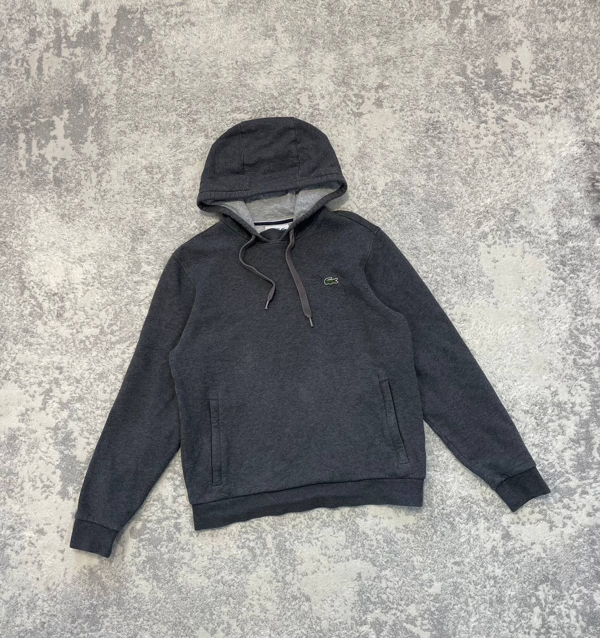 Lacoste Lacoste Hoodie Men’s Grey Pullover Hooded Sweatshirt Sz-M Size US M / EU 48-50 / 2 - 2 Thumbnail