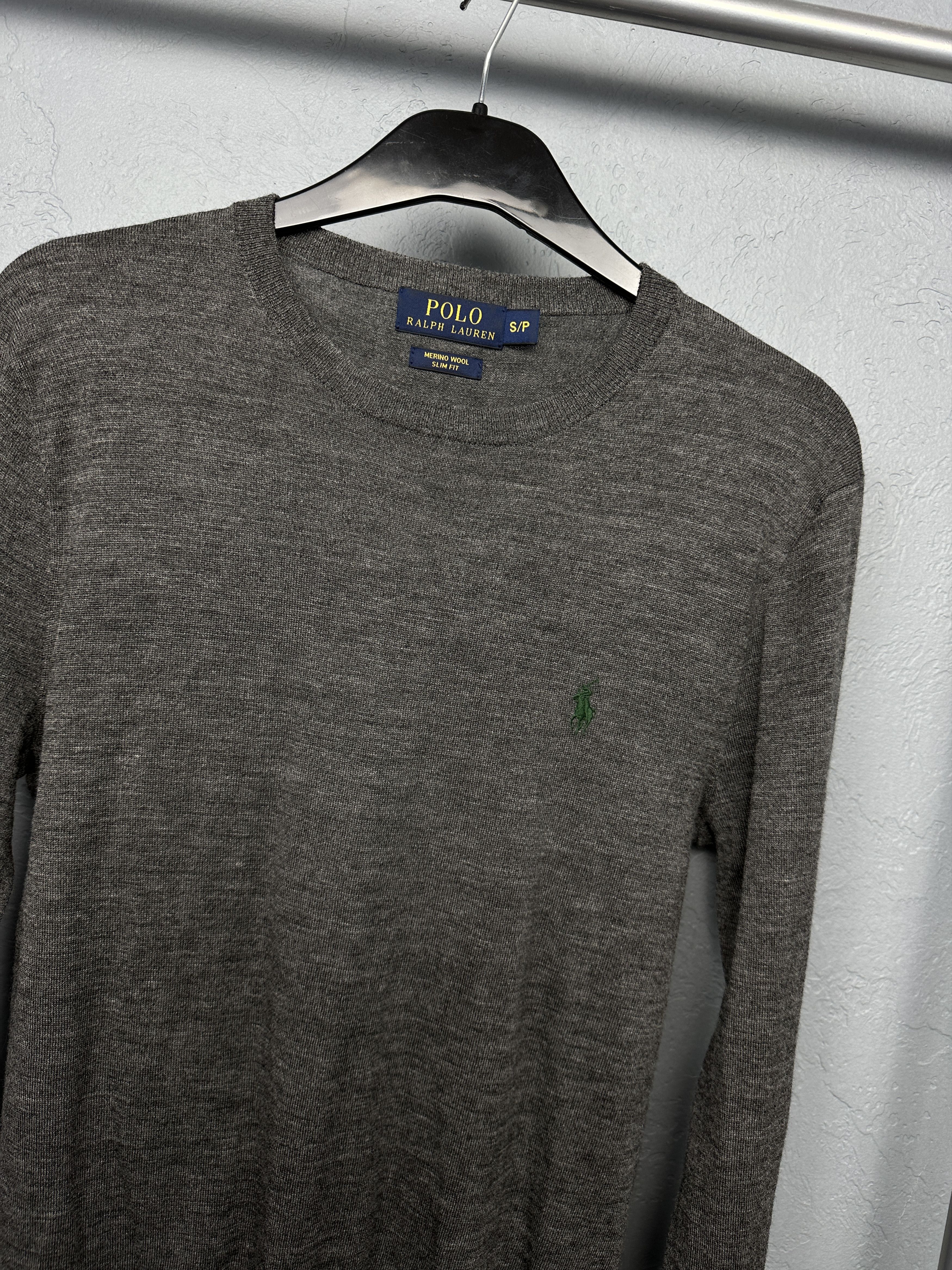 Polo Ralph Lauren Polo Ralph Lauren Mens Crew Neck Merino Wool Knit Sweater Size US S / EU 44-46 / 1 - 2 Thumbnail