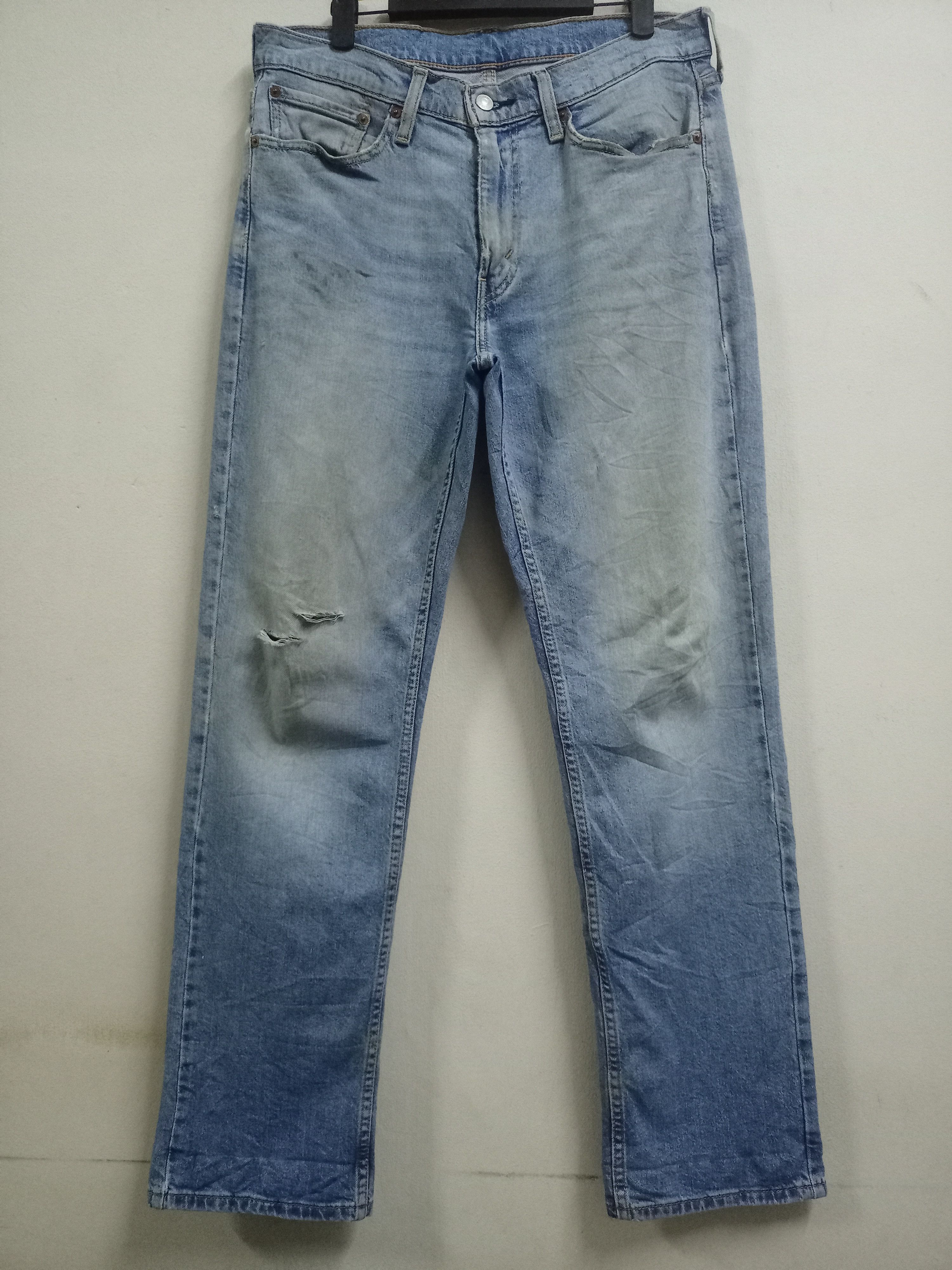 Levi's Vintage Levis 514 Mud Wash Distressed Baggy Jeans 32x31 Size US 32 / EU 48 - 1 Thumbnail