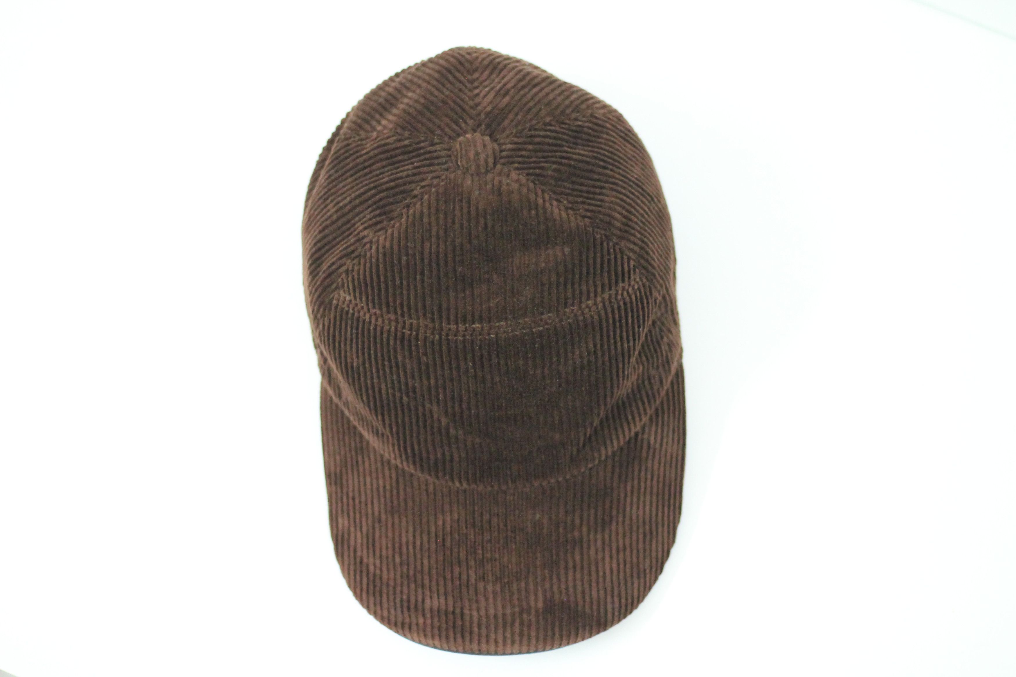 Hermes Vintage HERMES Corduroy H Logo Cap. Size ONE SIZE - 2 Thumbnail