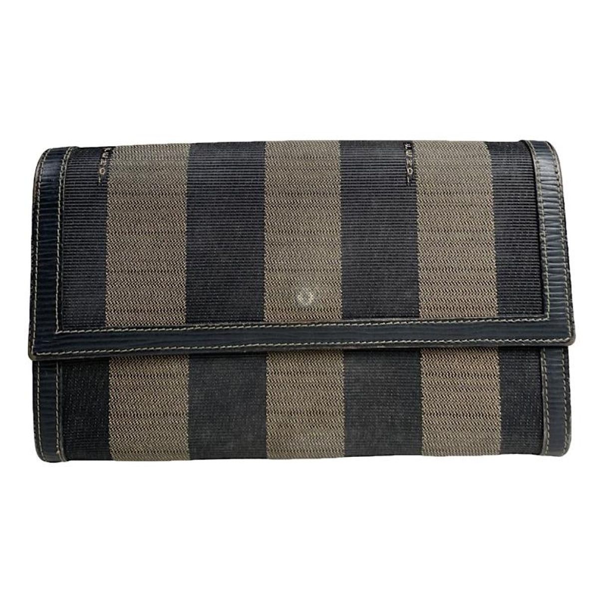 Fendi Baguette Black Leather Clutch Bag Size ONE SIZE - 1 Thumbnail