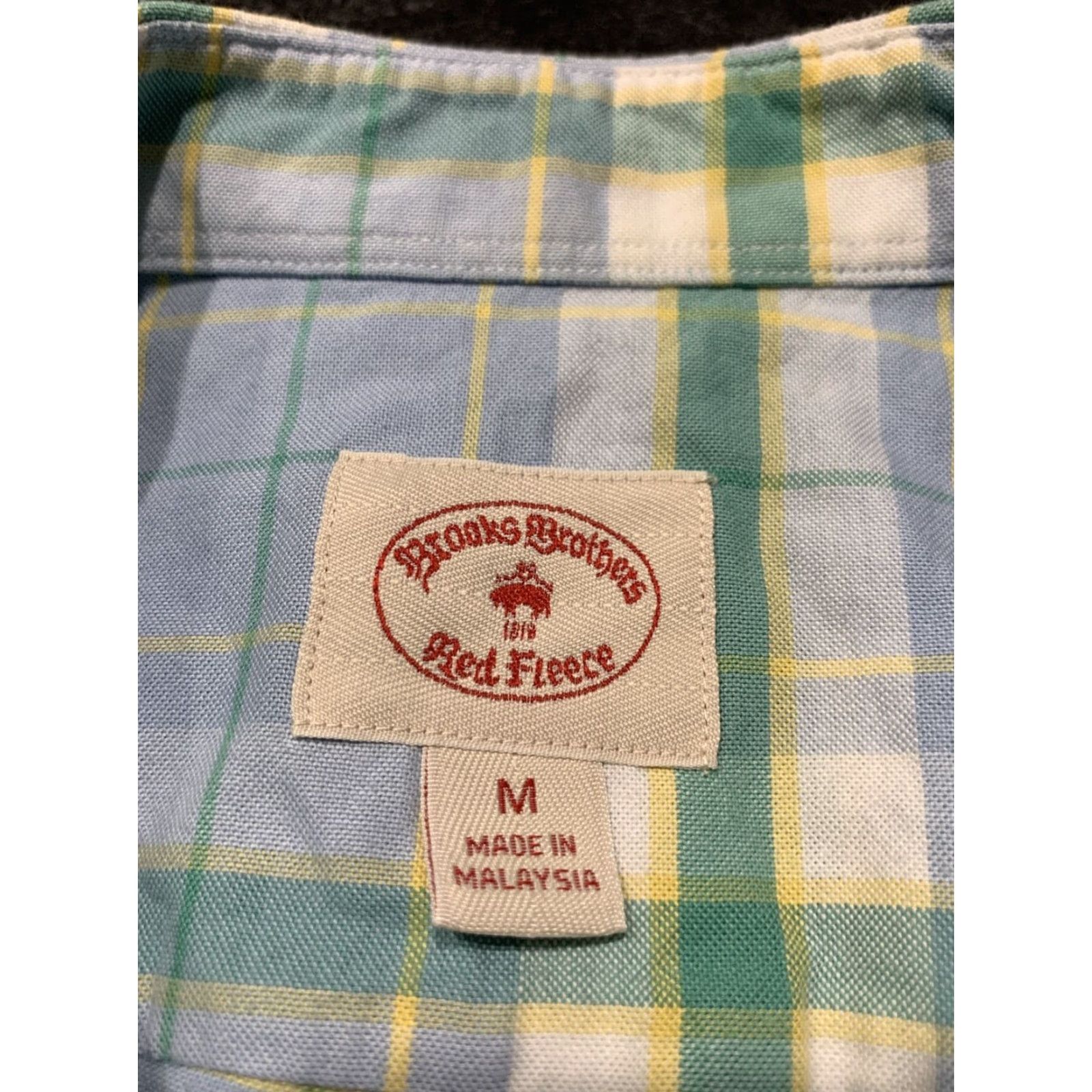 Brooks Brothers Brooks Brothers Red Fleece Plaid Button-Up Shirt Mens M Long Sleeve Cotton Multicolor Size US M / EU 48-50 / 2 - 5 Thumbnail