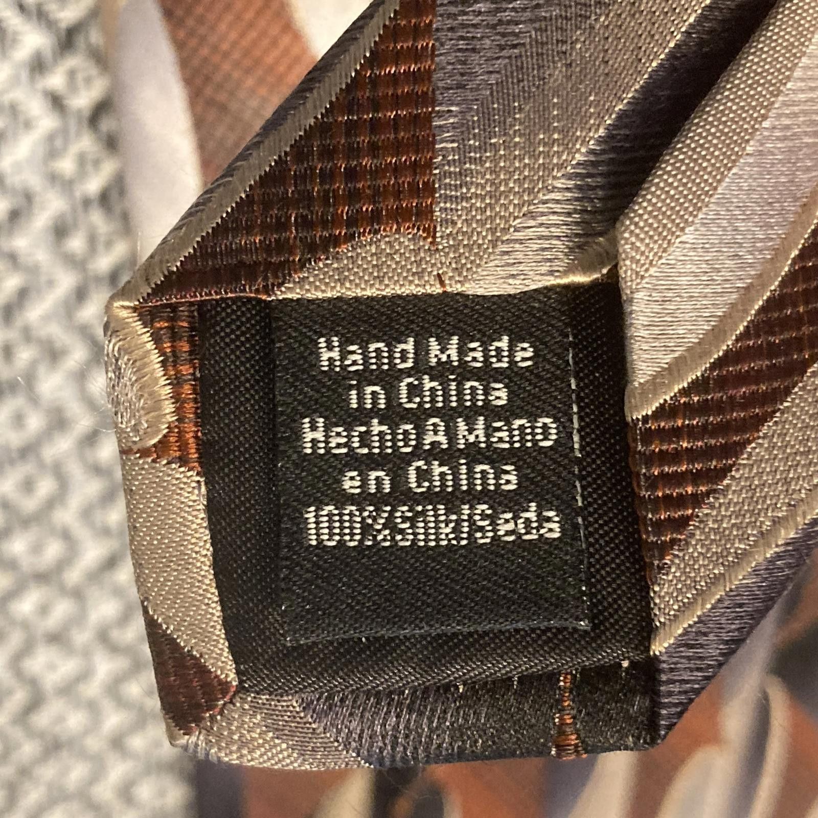 Designer Crazy Horse Silk Tie 58/4 Size ONE SIZE - 3 Thumbnail