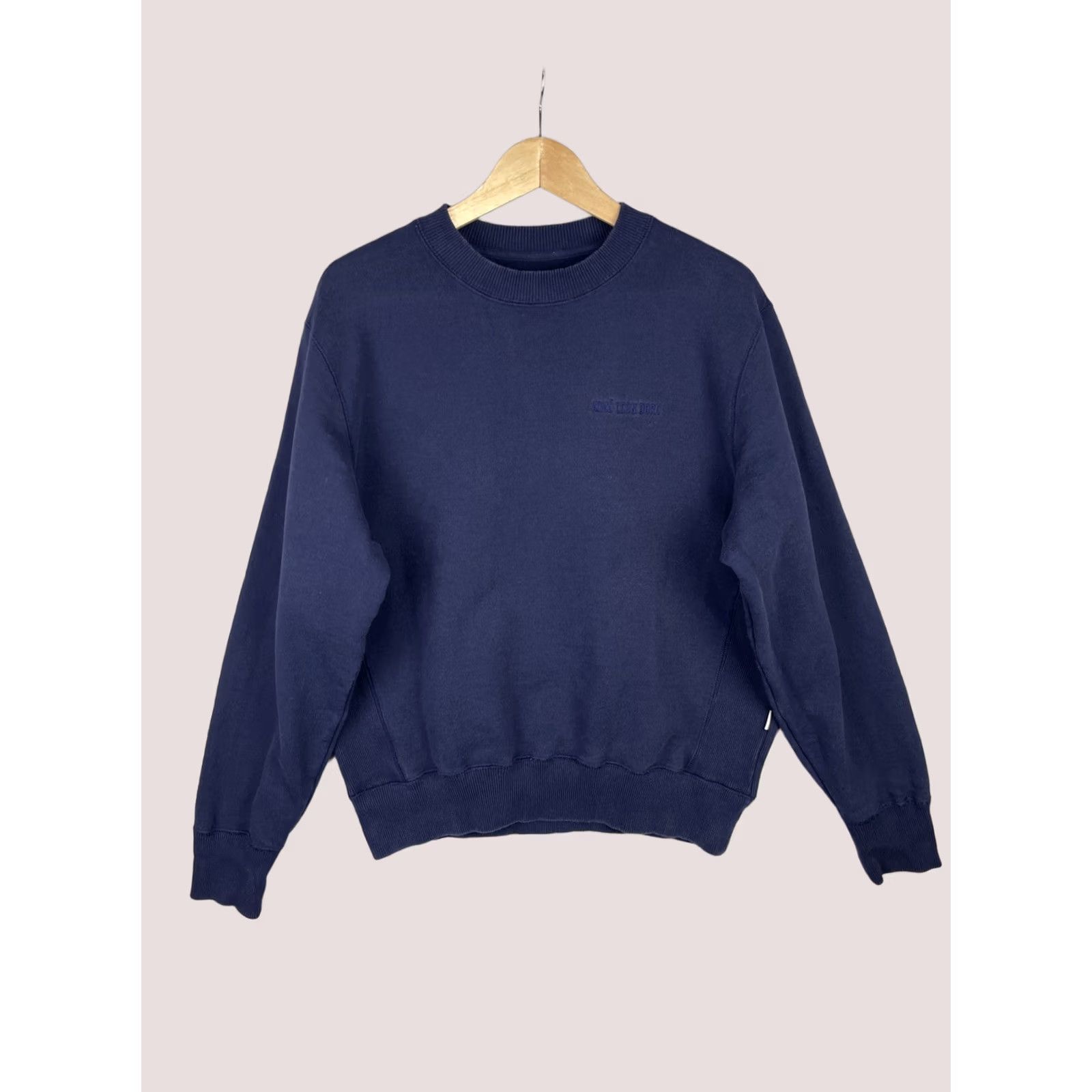 Aime Leon Dore Aime Leon Dore Sweater Mens Medium Navy Blue Sweatshirt Long Sleeve Pullover Size US M / EU 48-50 / 2 - 1 Thumbnail