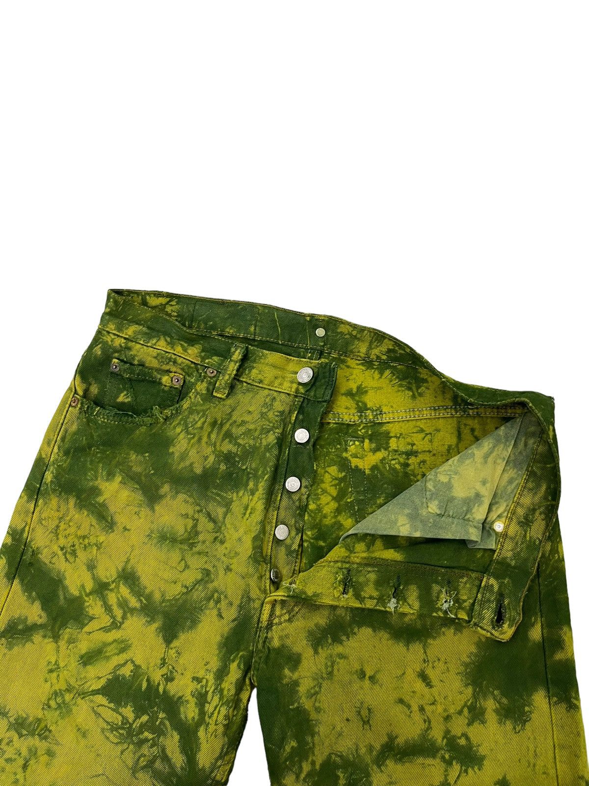 Levi's Made & Crafted Vtg 90s Levi’s 501xx USA Tie Dye Regular 7🟦7 Size US 34 / EU 50 - 9 Thumbnail