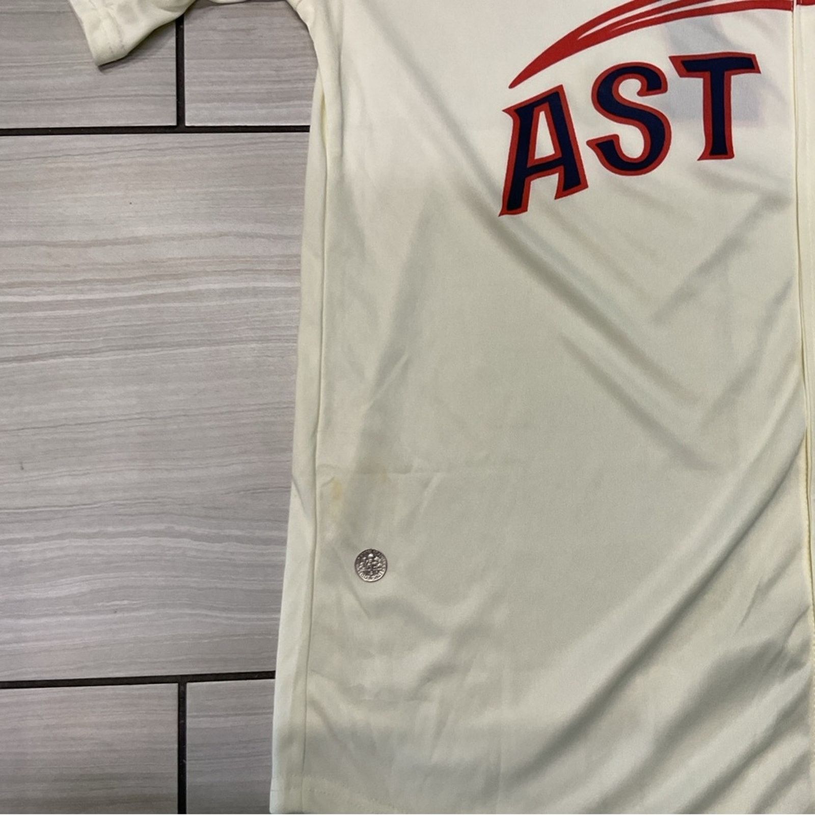 Vintage Houston Astros #27 Jersey Size US XL / EU 56 / 4 - 4 Thumbnail