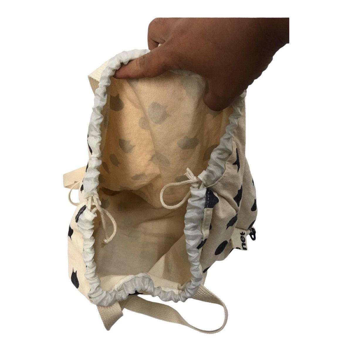 Issey Miyake × Japanese Brand × Ne-Net Issey Miyake Ne-Net Full print Cat Canvas BagPack Size ONE SIZE - 6 Thumbnail