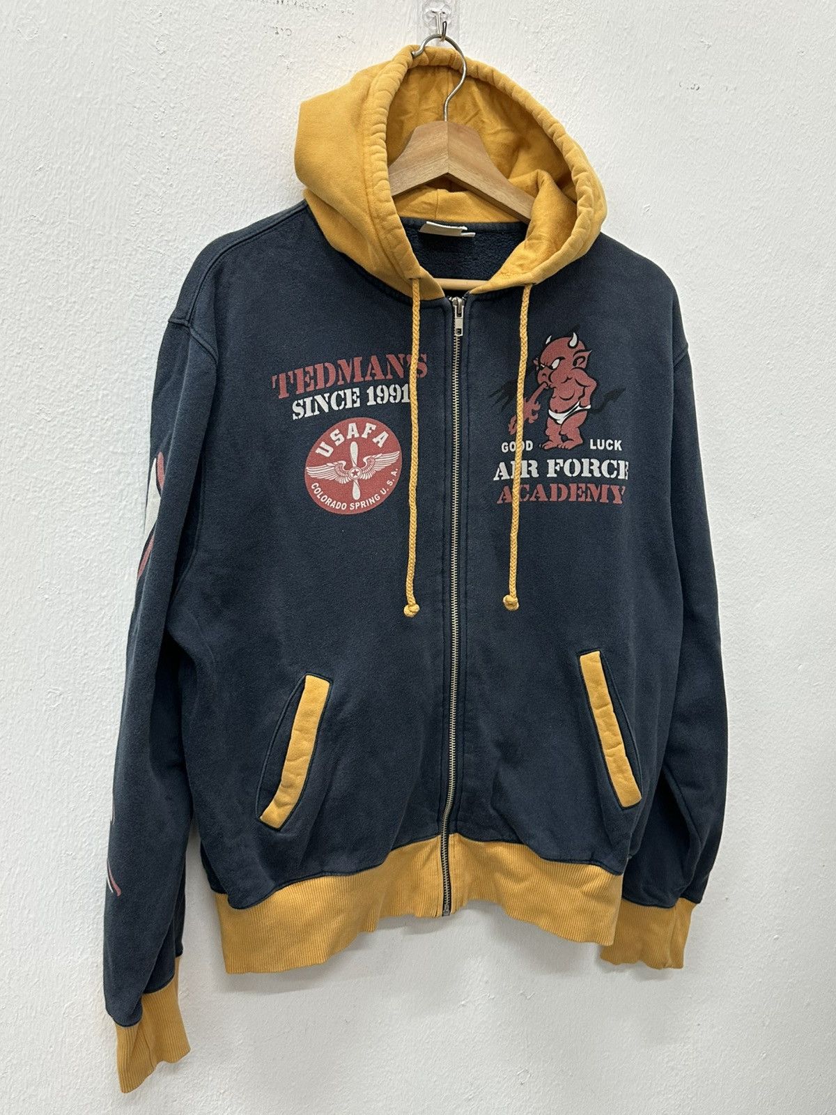Tedman TedMan Ted Company Fightin Devils US Air Force Zipper Hoodie Size US L / EU 52-54 / 3 - 5 Thumbnail